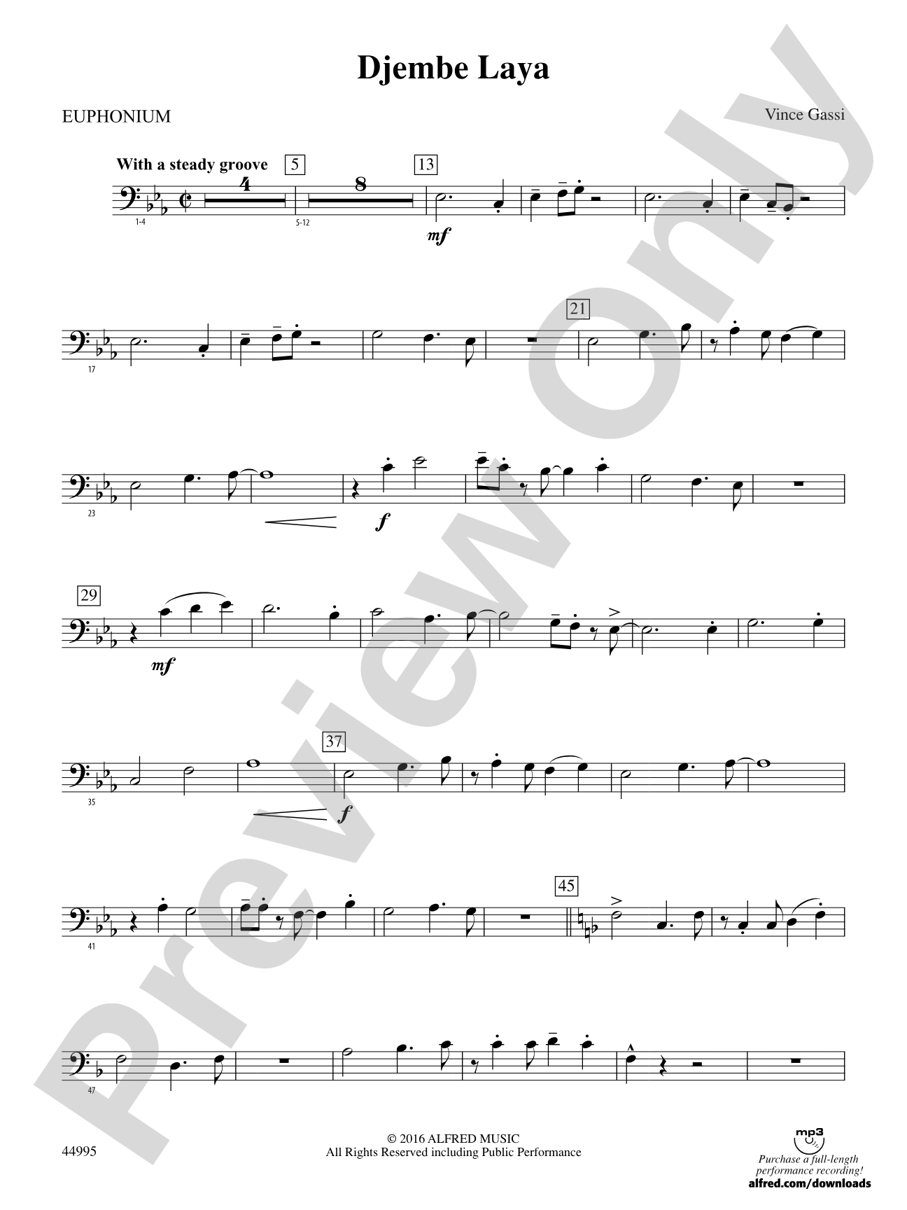 Djembe Laya: Baritone B.C.