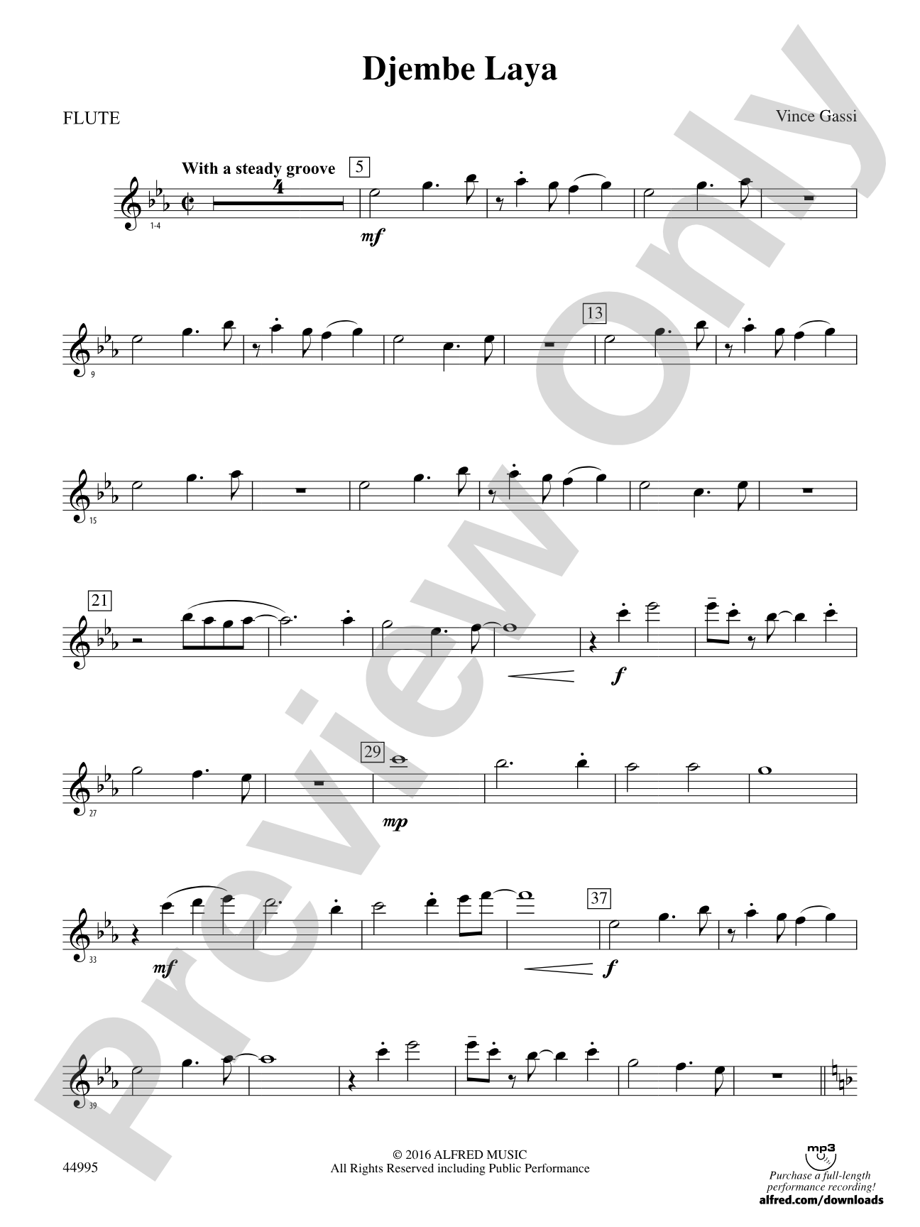 Djembe Laya: Flute