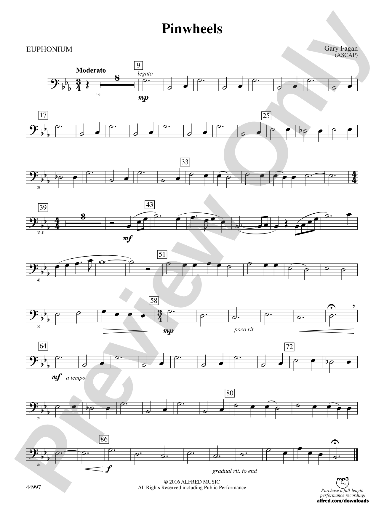 Pinwheels: Baritone B.C.