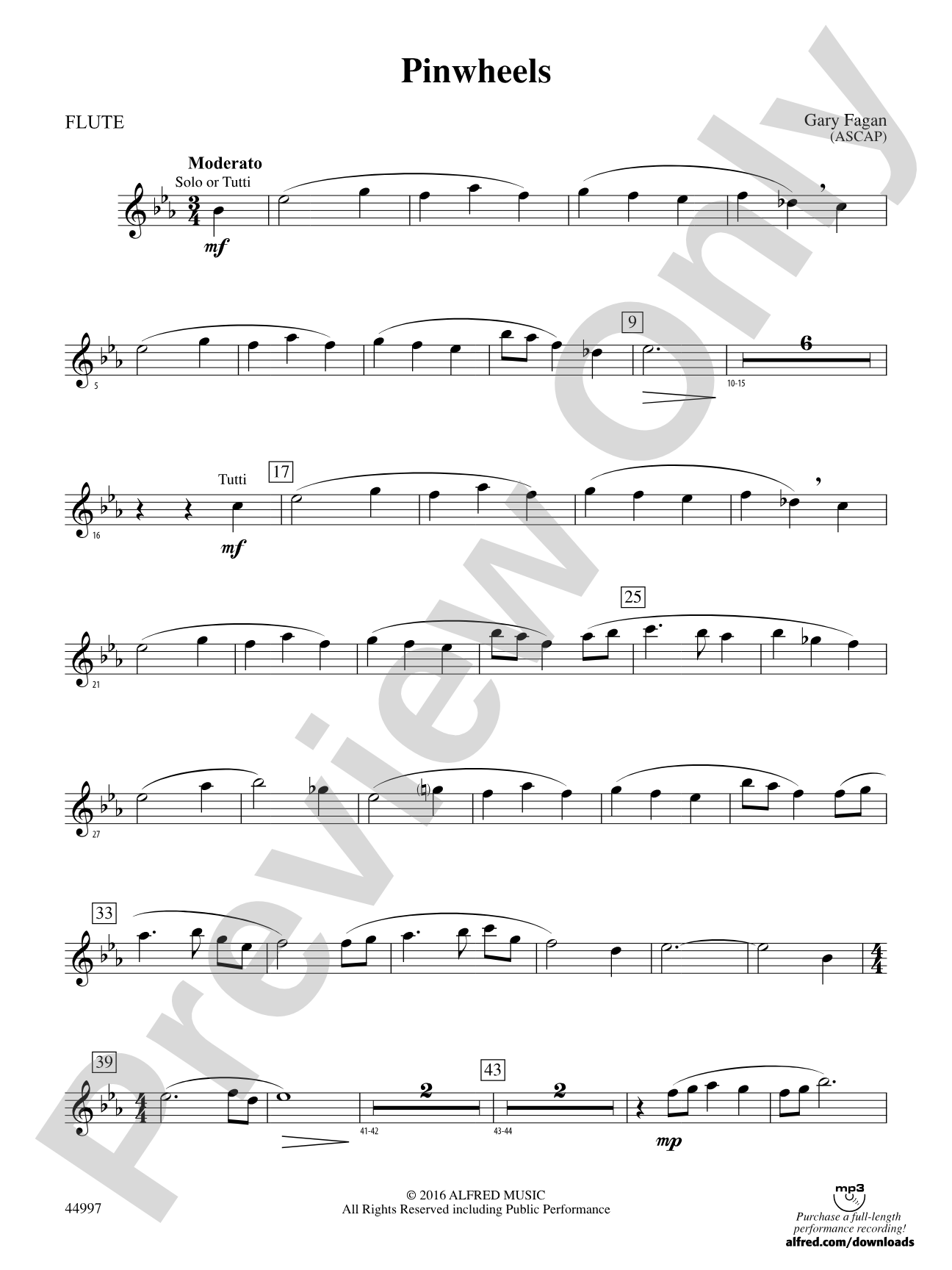 Pinwheels: Flute