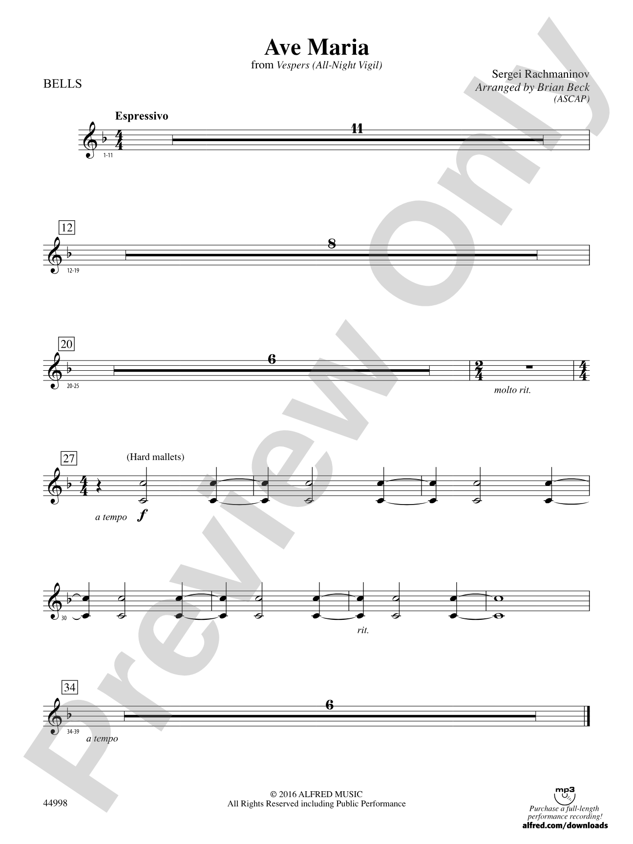 Ave Maria: Bells