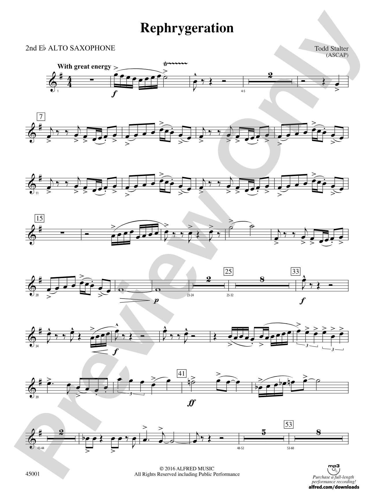 Rephrygeration: 2nd E-flat Alto Saxophone