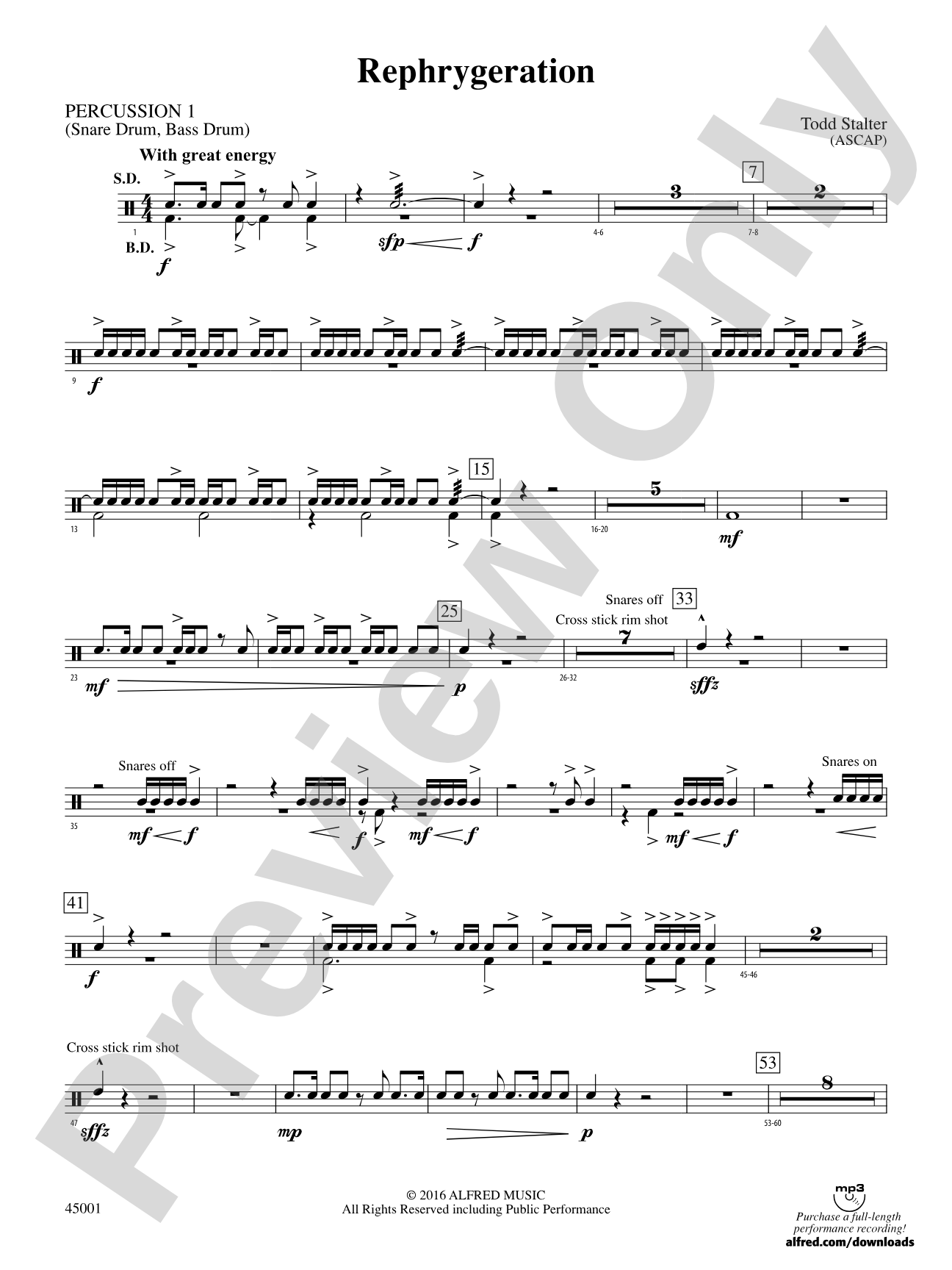 Rephrygeration: 1st Percussion