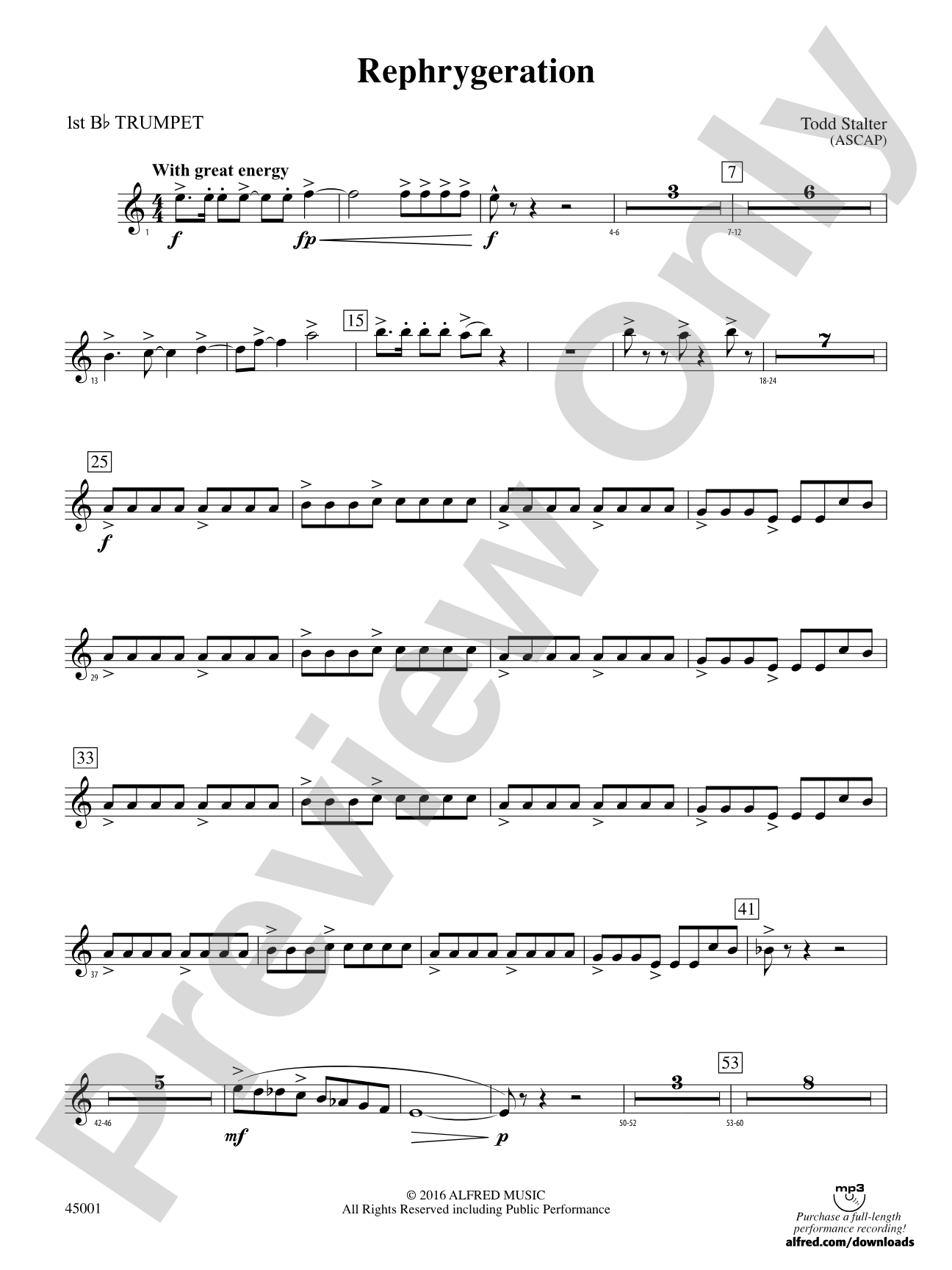 Rephrygeration: 1st B-flat Trumpet