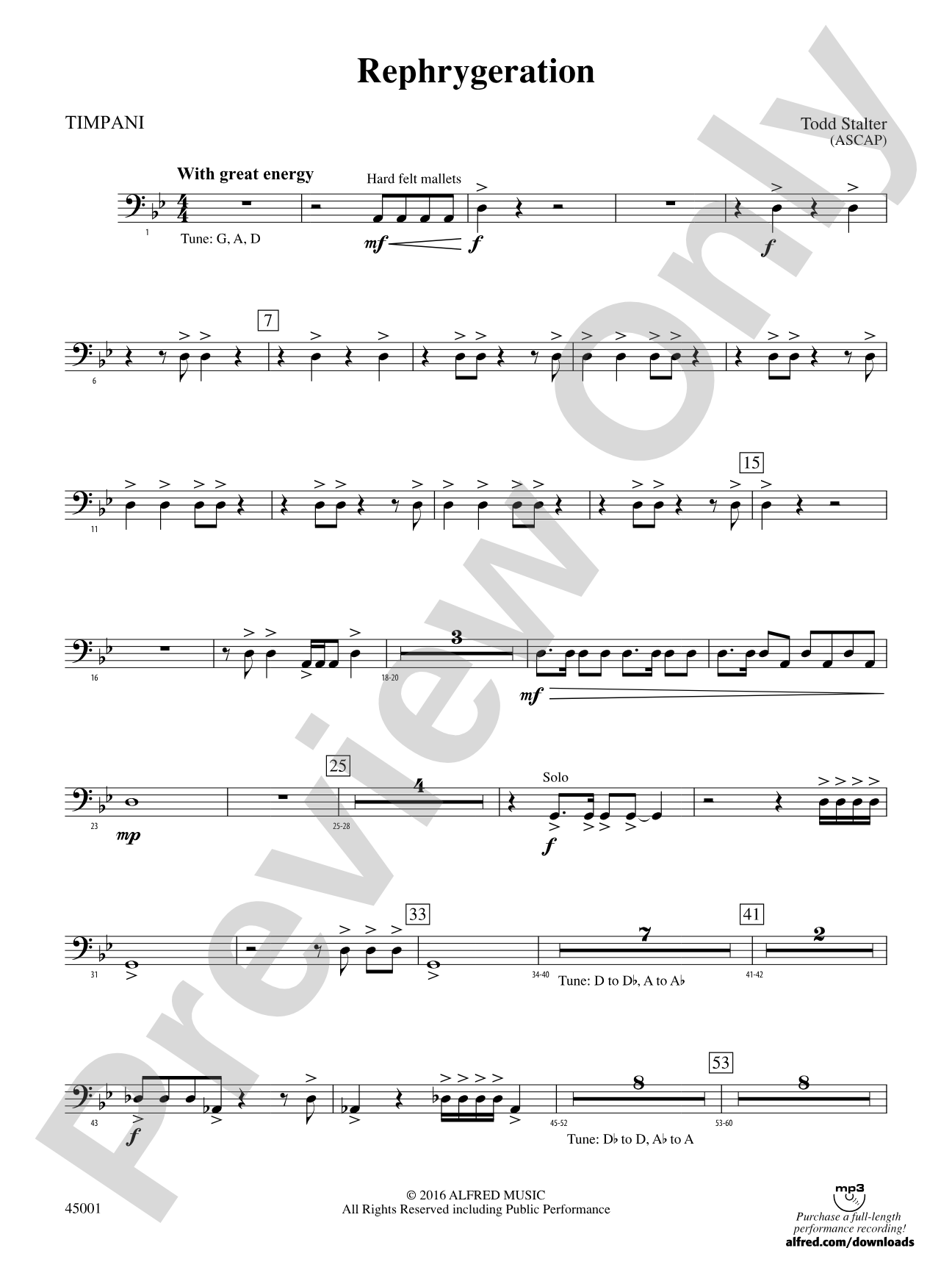 Rephrygeration: Timpani