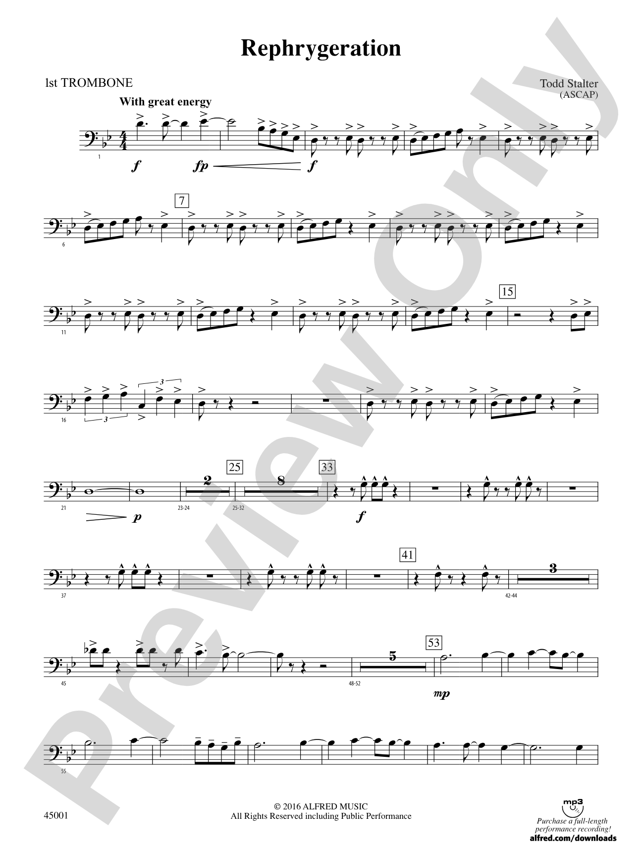 Rephrygeration: 1st Trombone