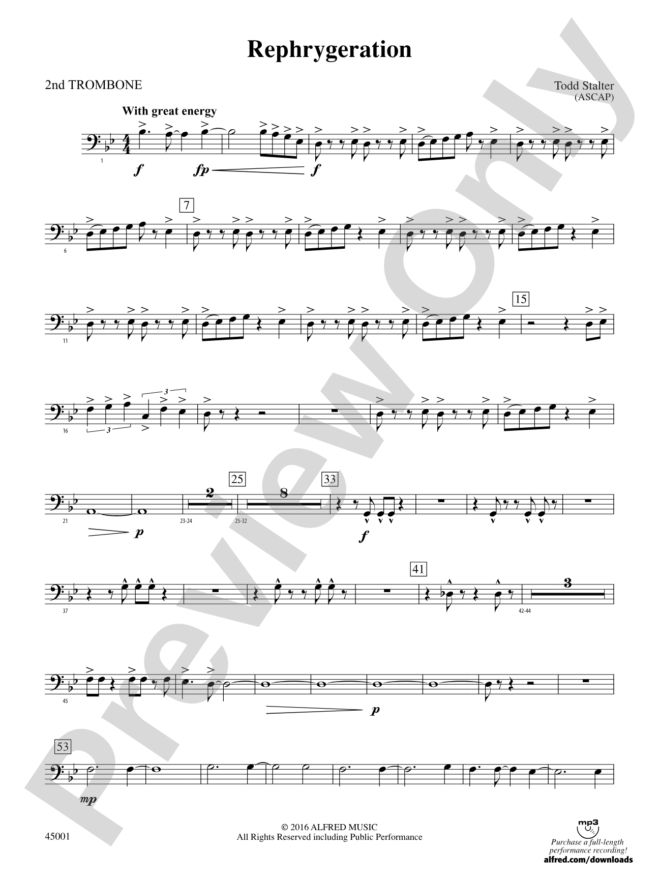 Rephrygeration: 2nd Trombone