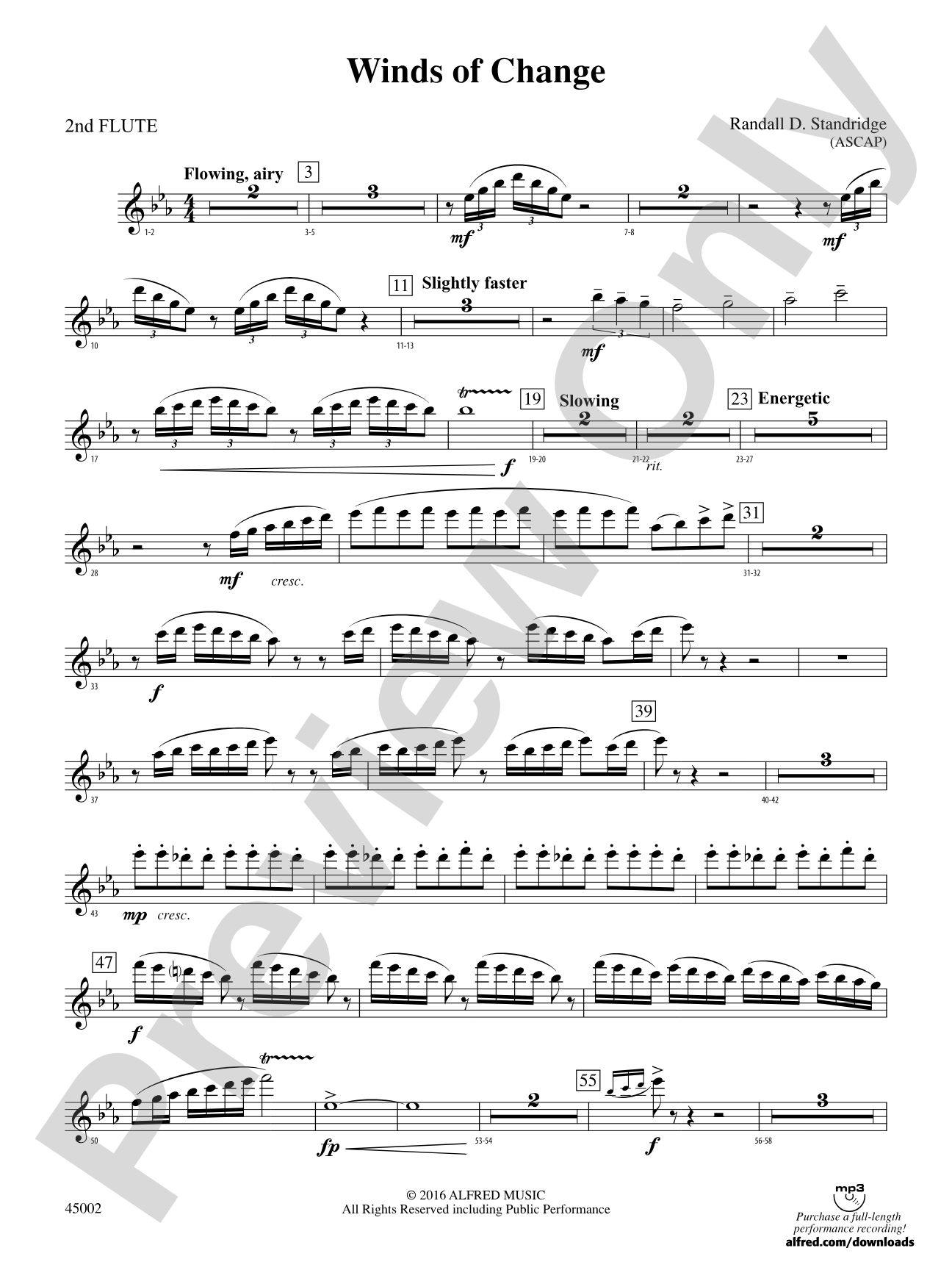 Winds of Change: 2nd Flute