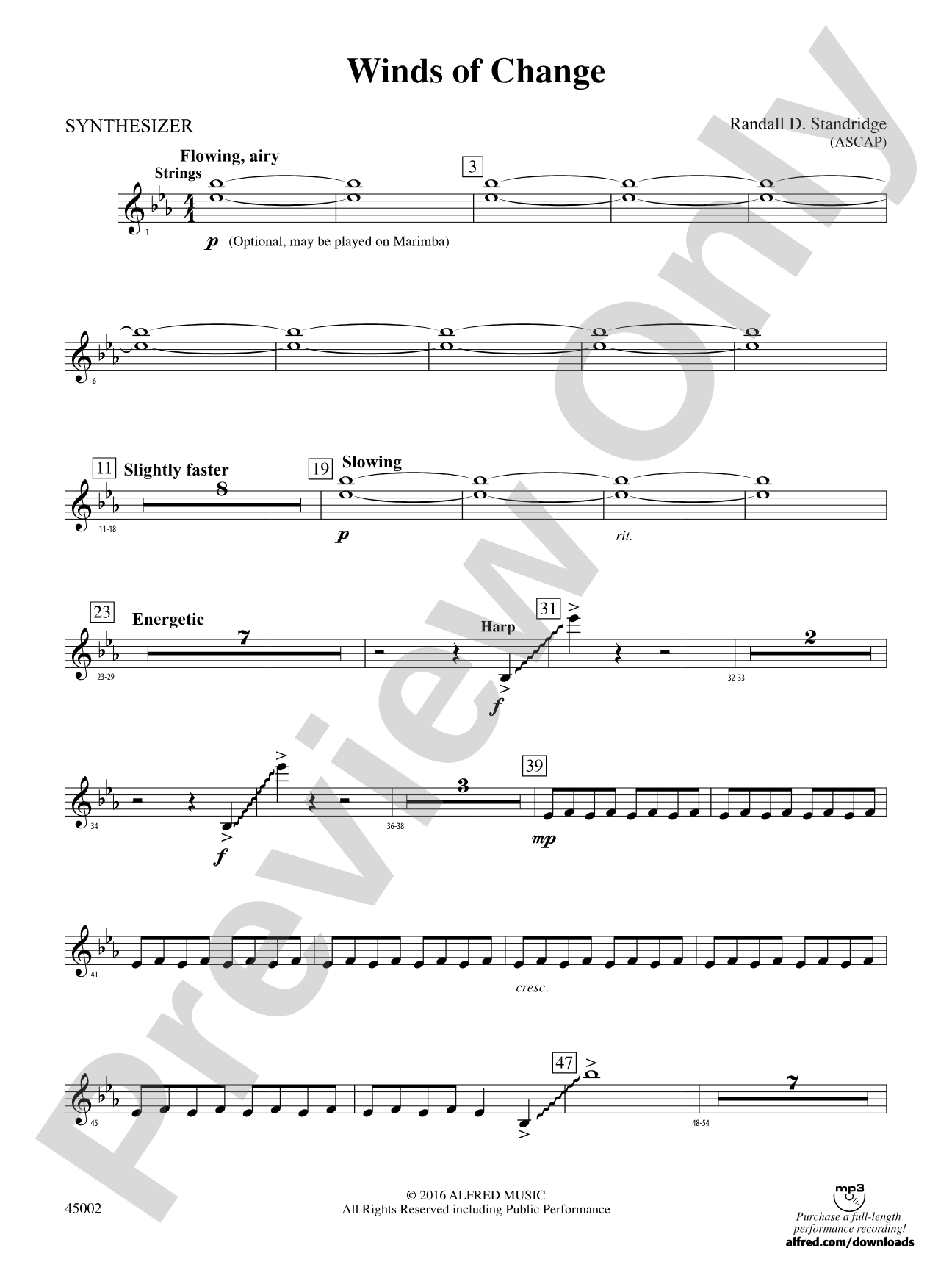 Winds of Change: Synthesizer