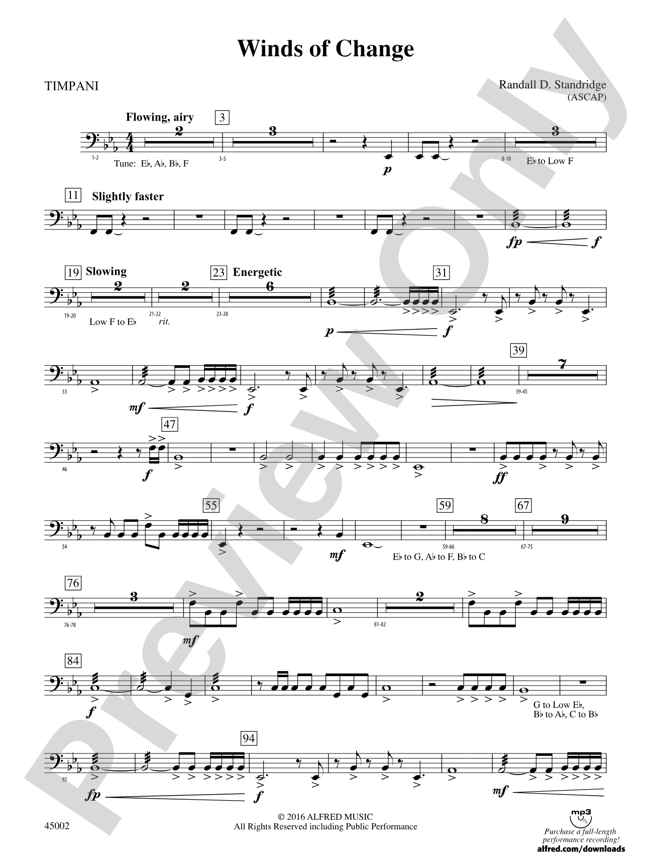 Winds of Change: Timpani