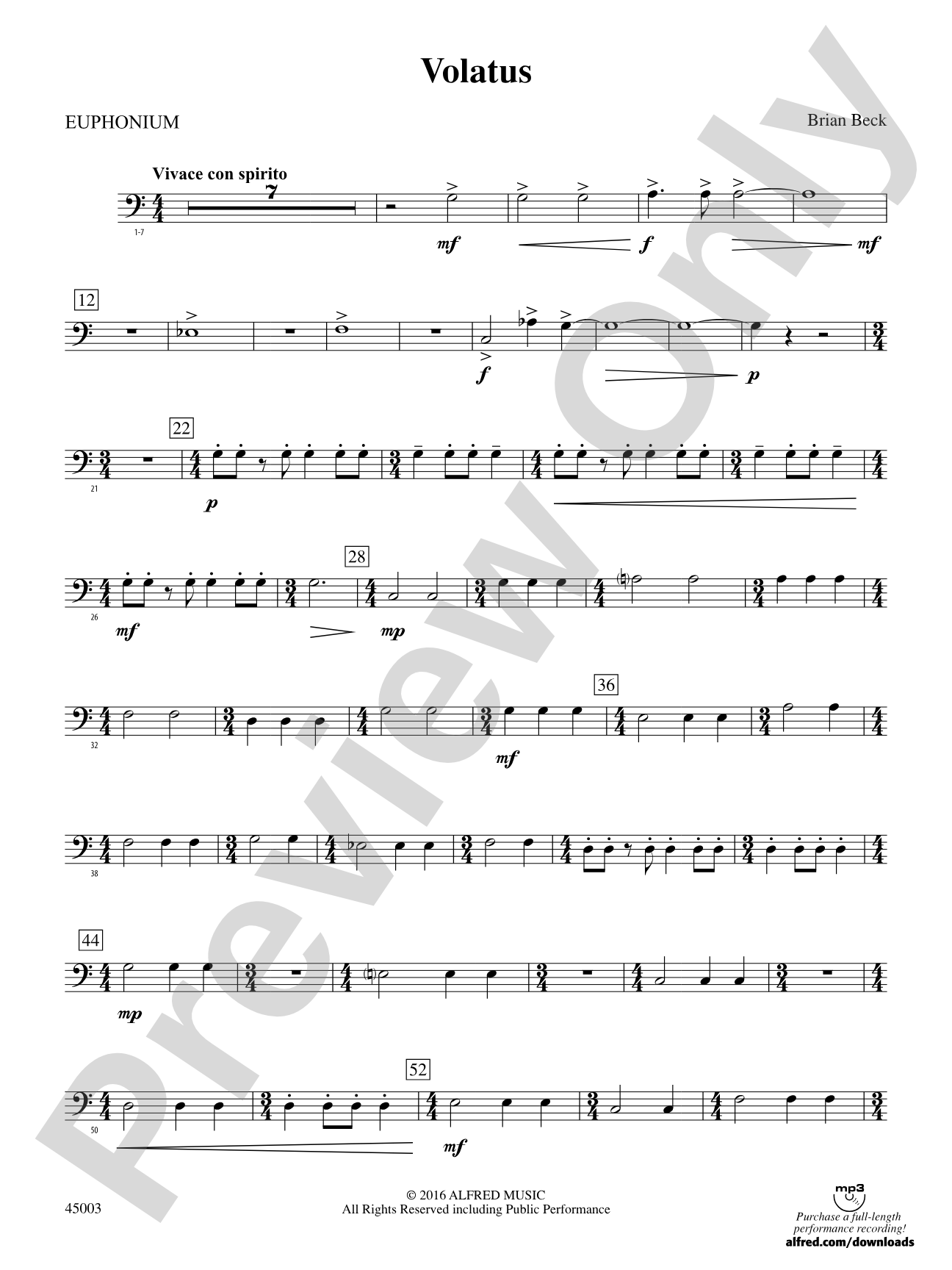 Volatus: Baritone B.C.