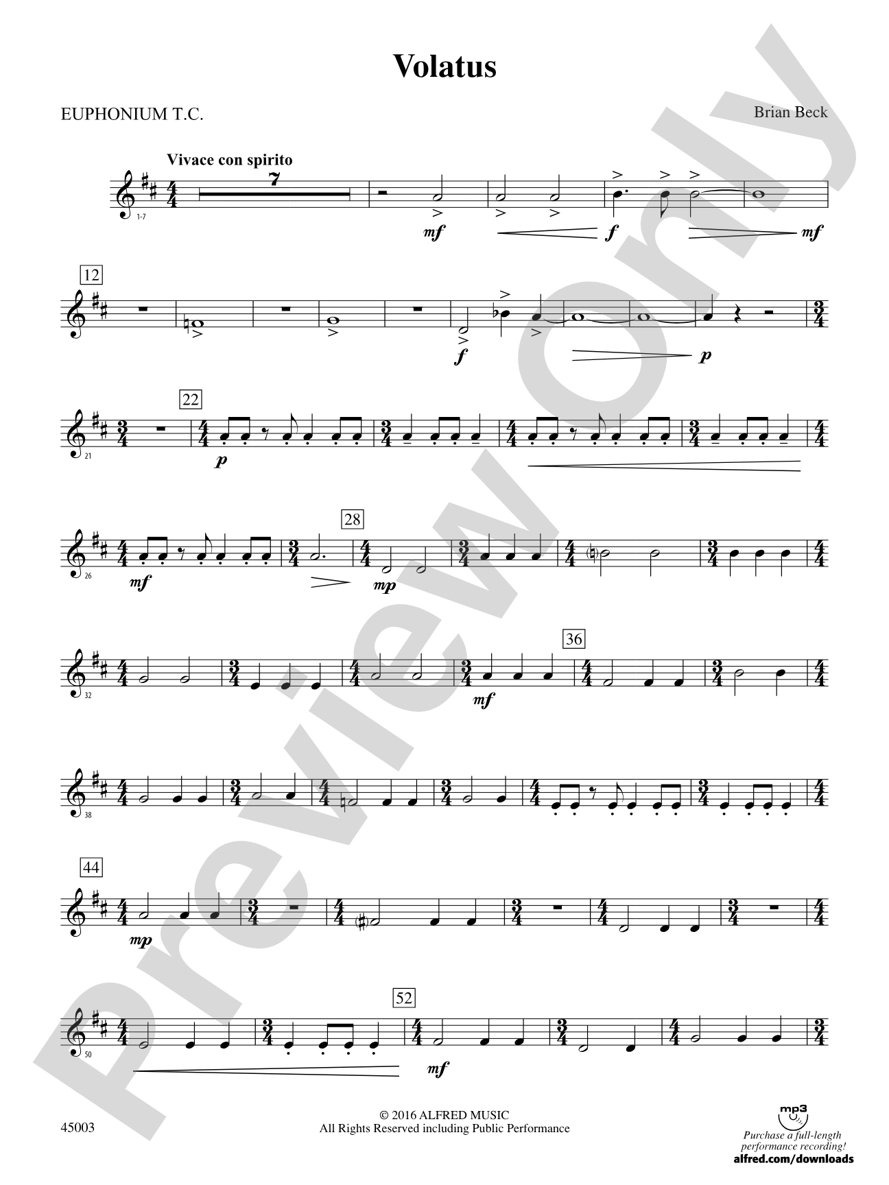 Volatus: Baritone T.C.