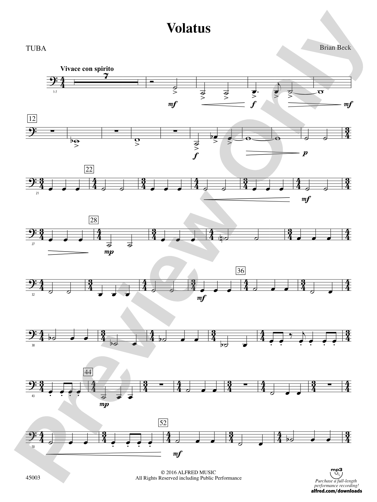 Volatus: Tuba