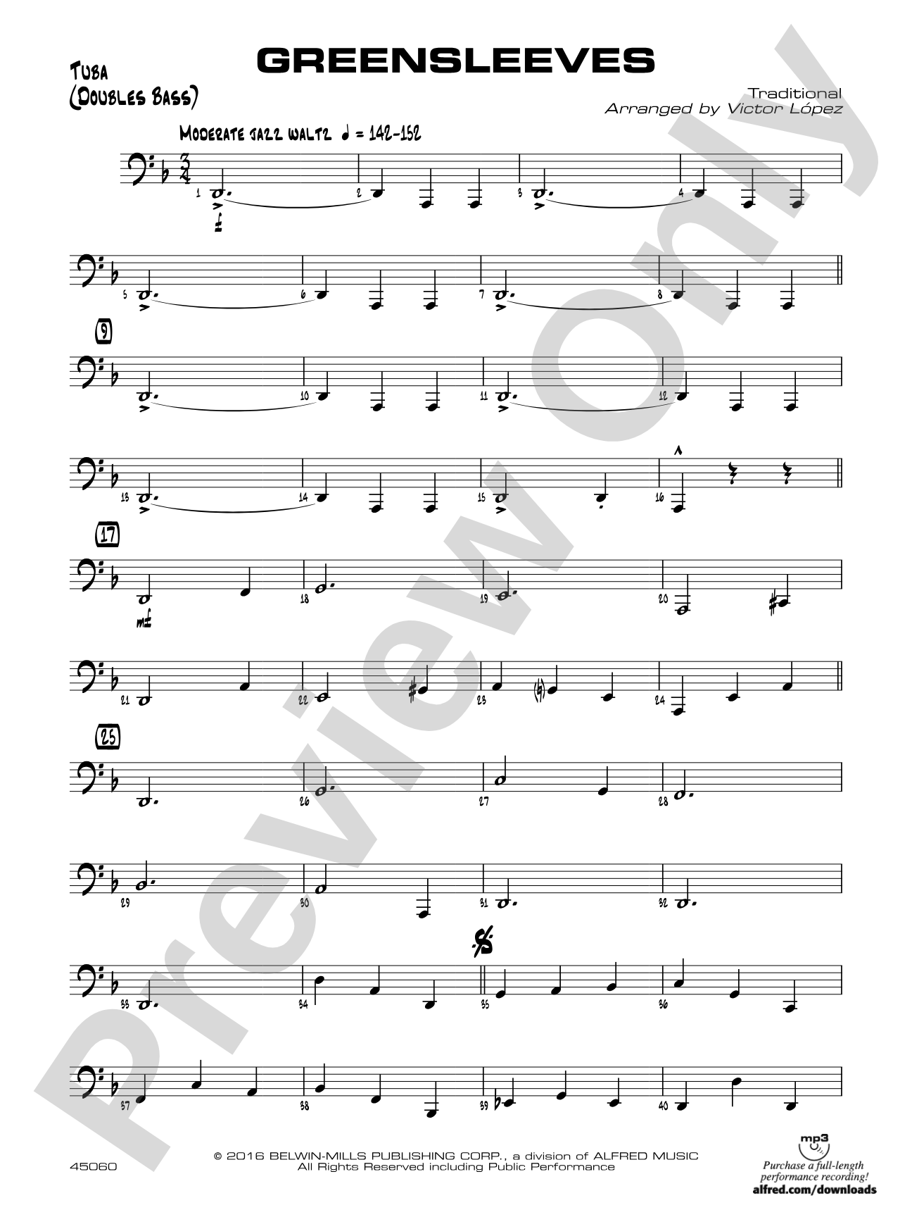 Greensleeves: Tuba