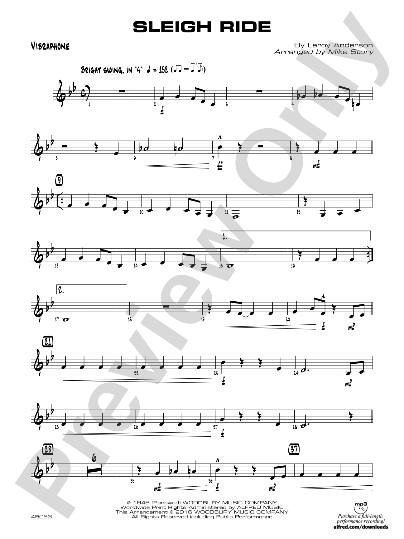 Sleigh Ride: Vibraphone