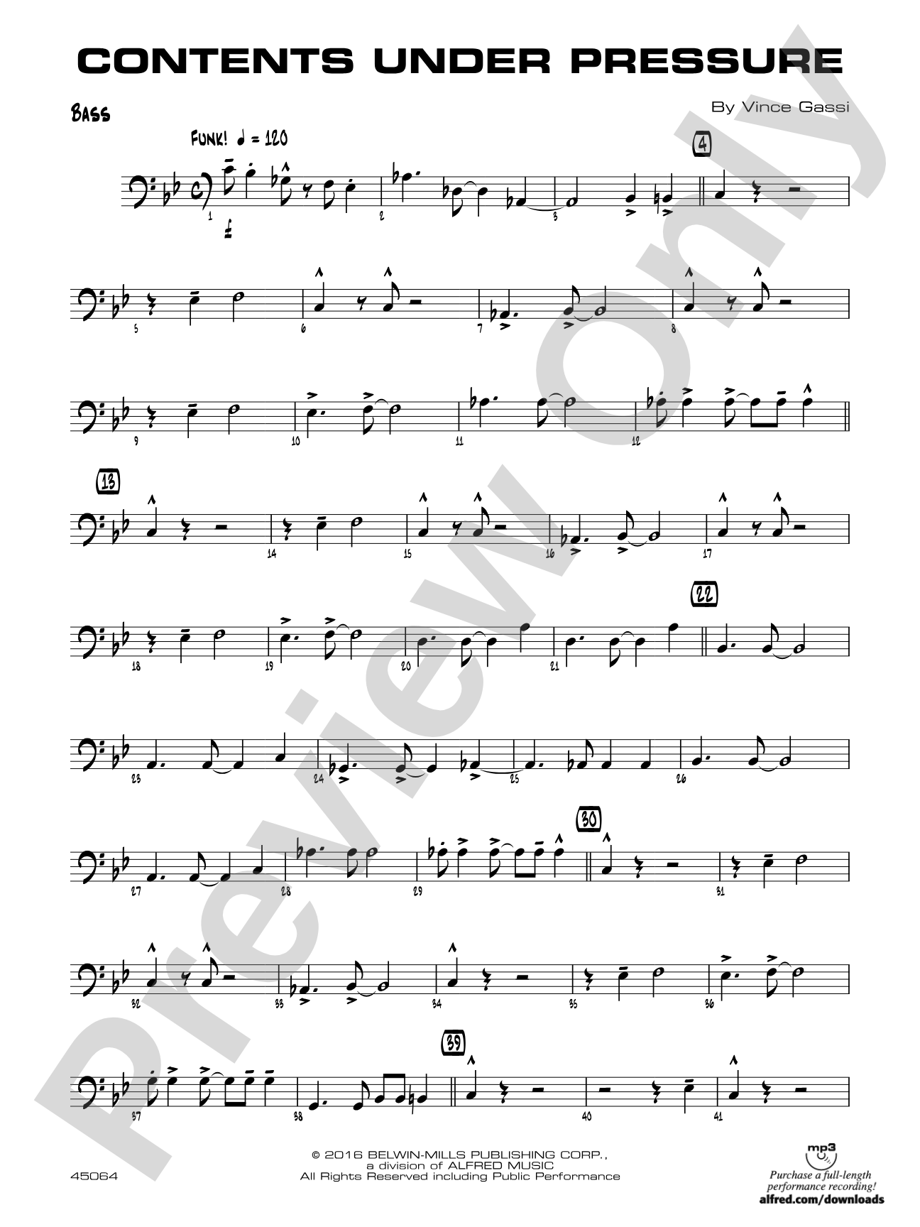 Contents Under Pressure: String Bass