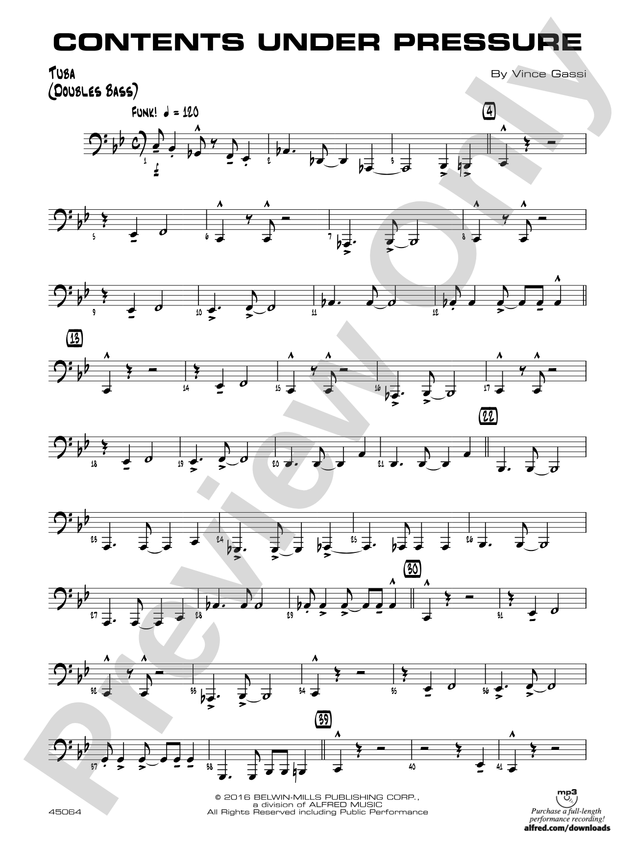 Contents Under Pressure: Tuba