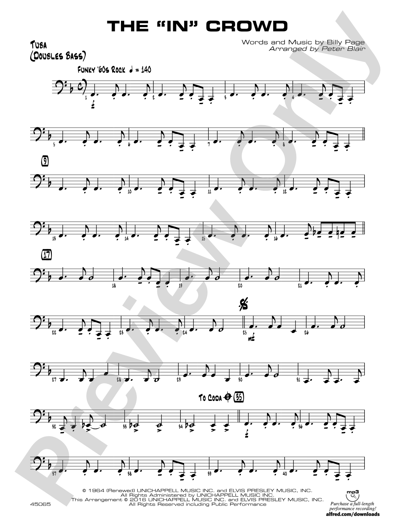 The "In" Crowd: Tuba