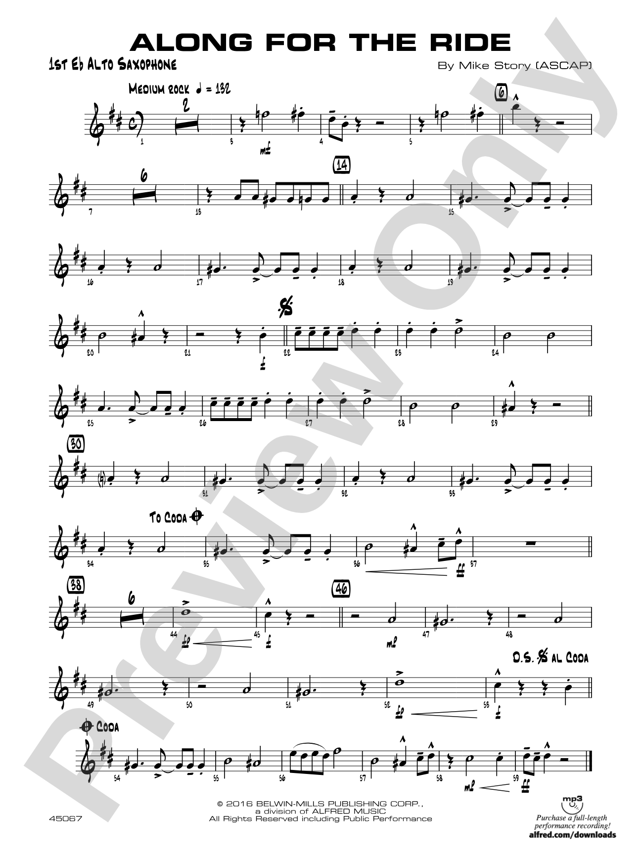 Along for the Ride: E-flat Alto Saxophone
