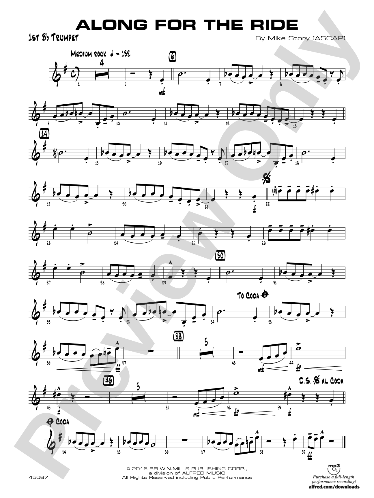 Along for the Ride: 1st B-flat Trumpet