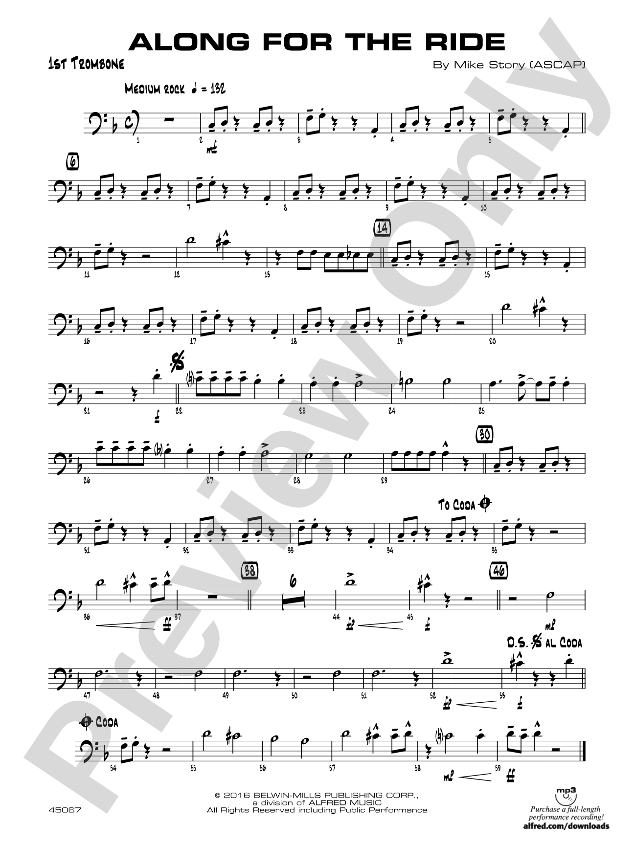 Along for the Ride: 1st Trombone
