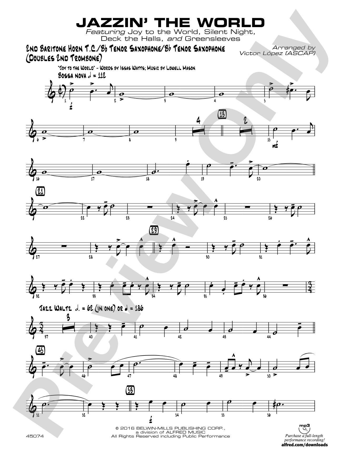 Jazzin' the World: 2nd Baritone T.C.