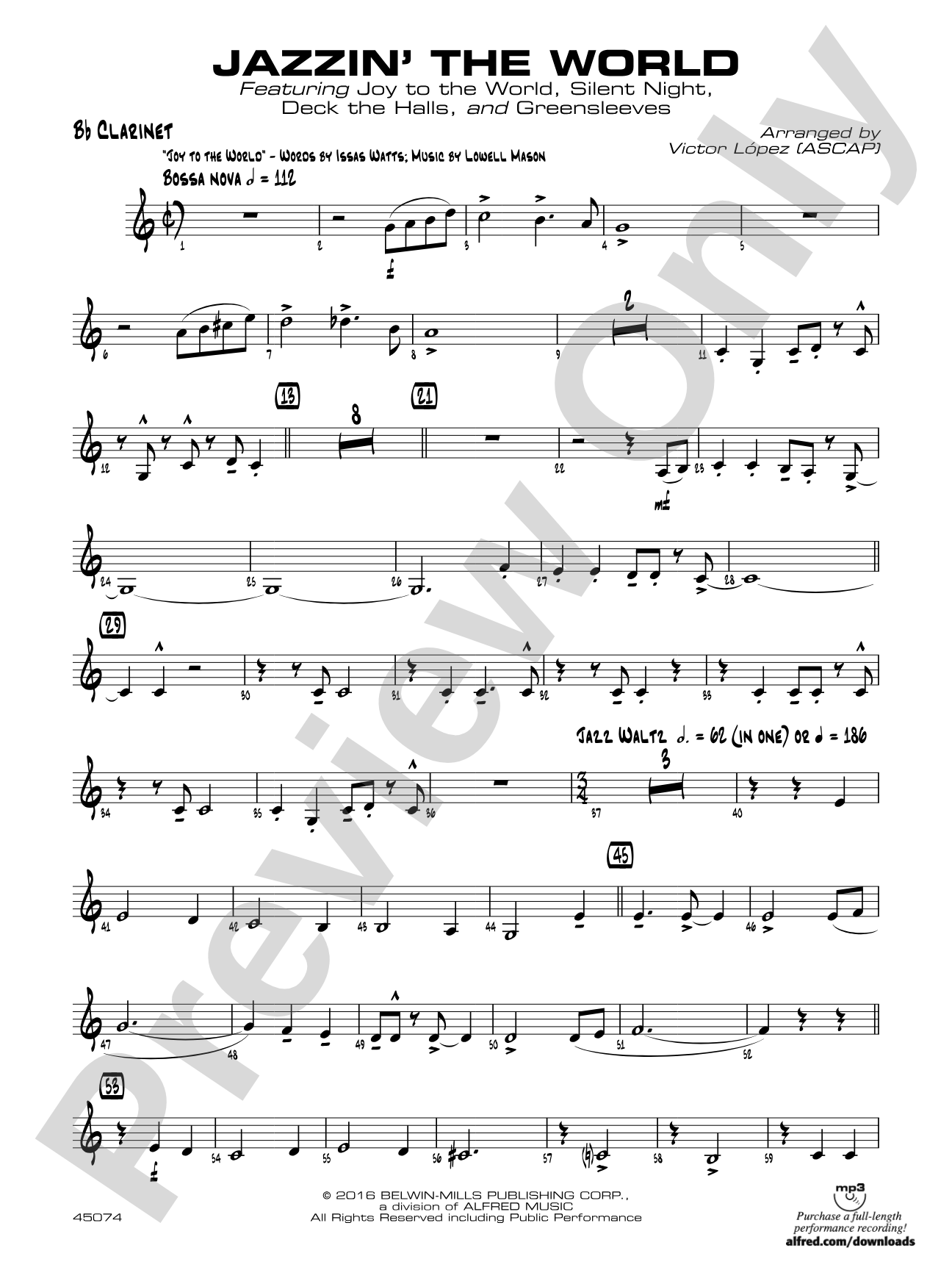 Jazzin' the World: 1st B-flat Clarinet