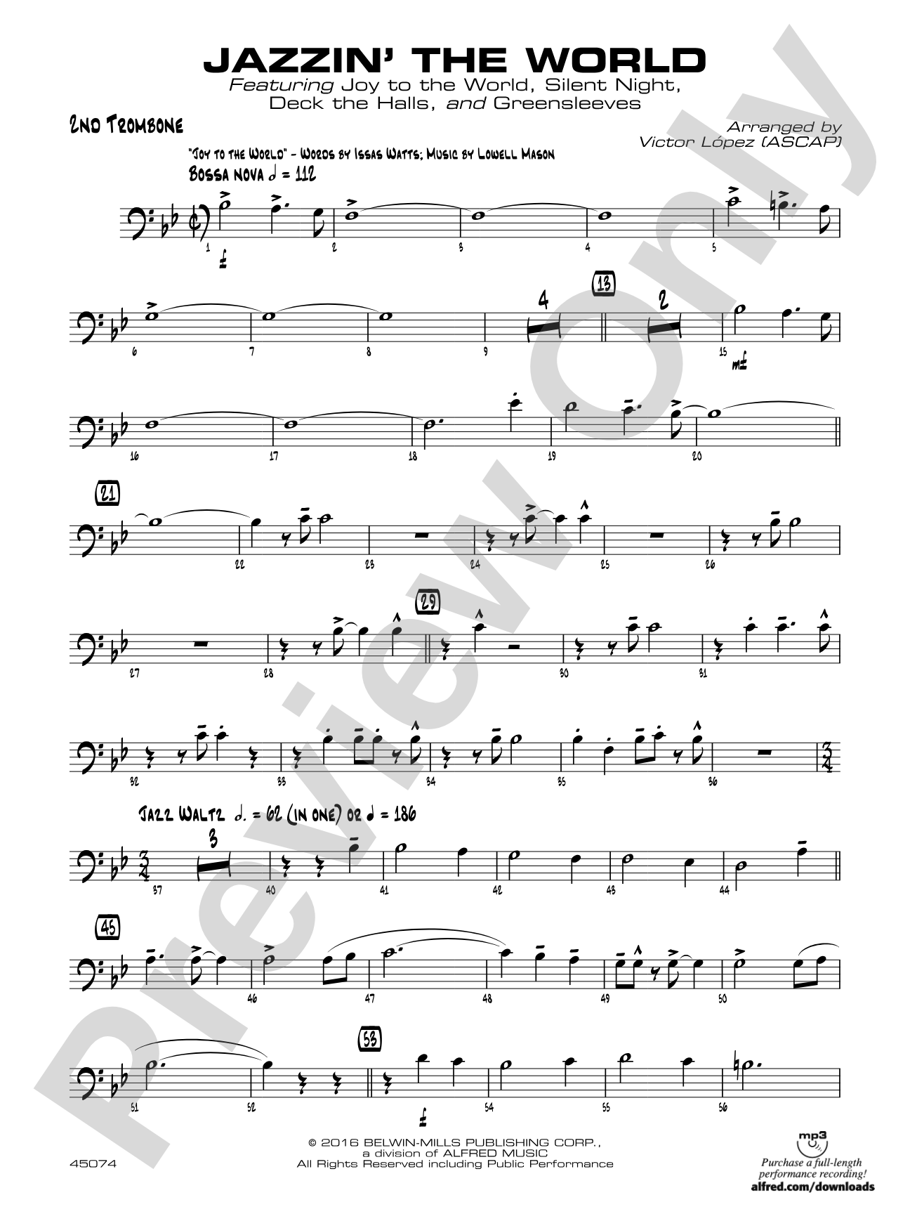 Jazzin' the World: 2nd Trombone