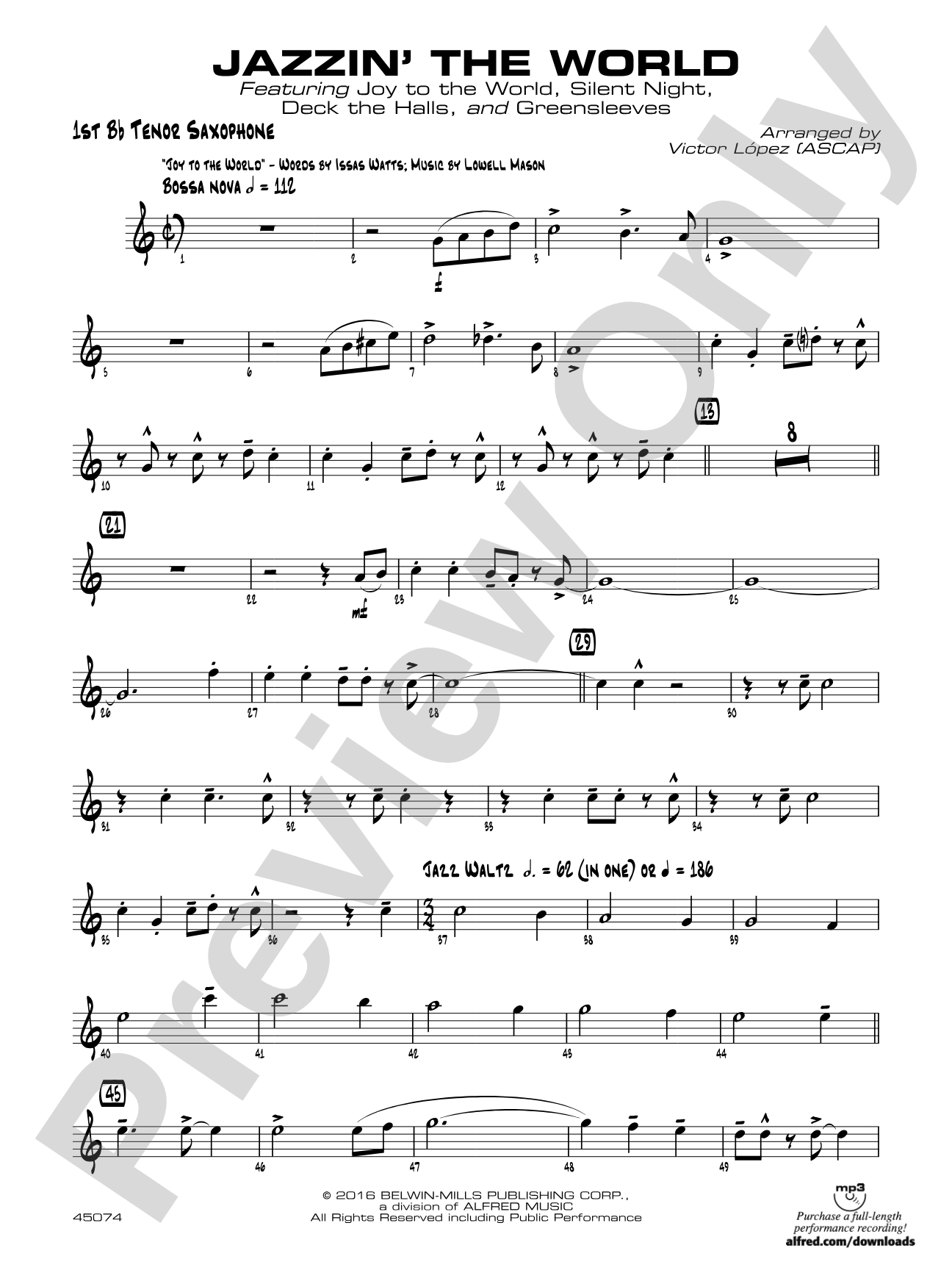 Jazzin' the World: B-flat Tenor Saxophone