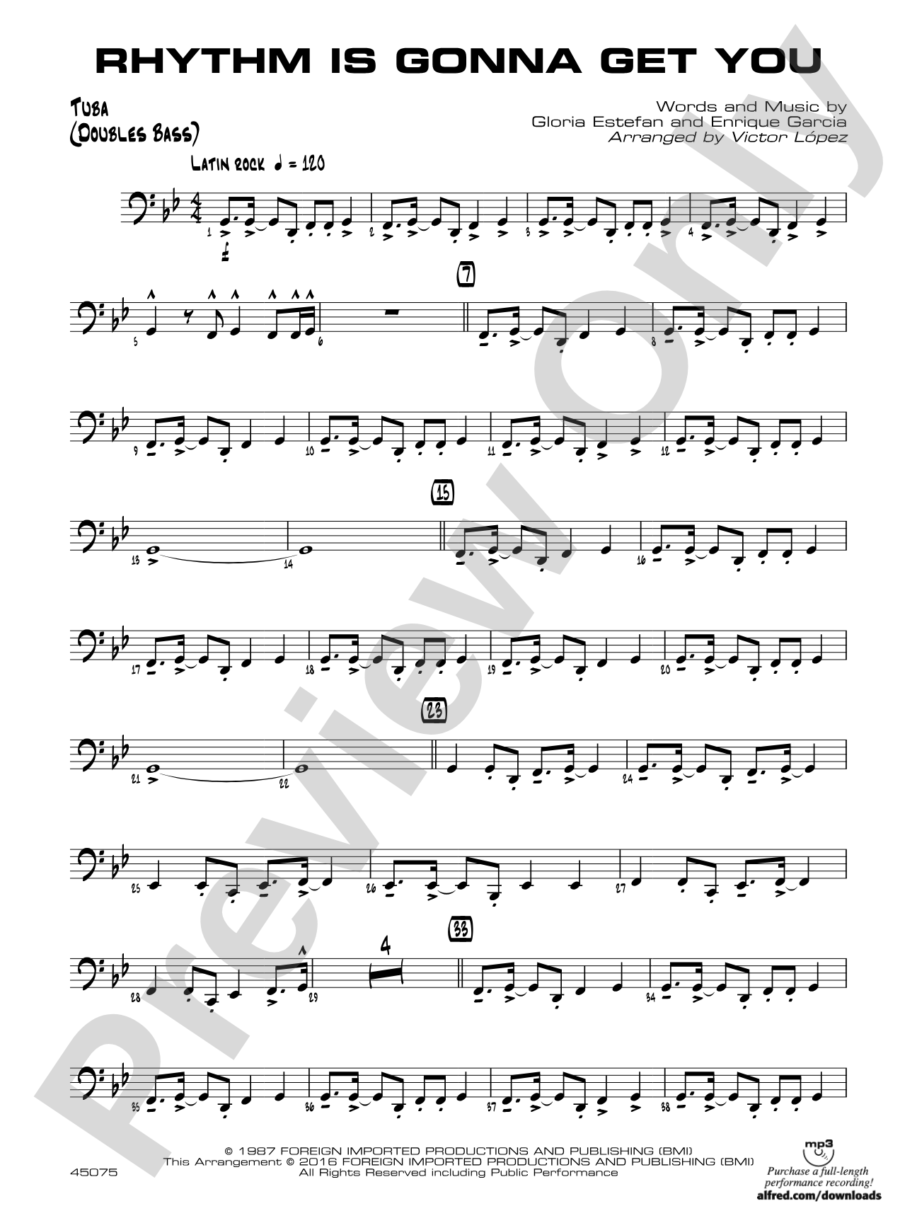 Rhythm Is Gonna Get You: Tuba