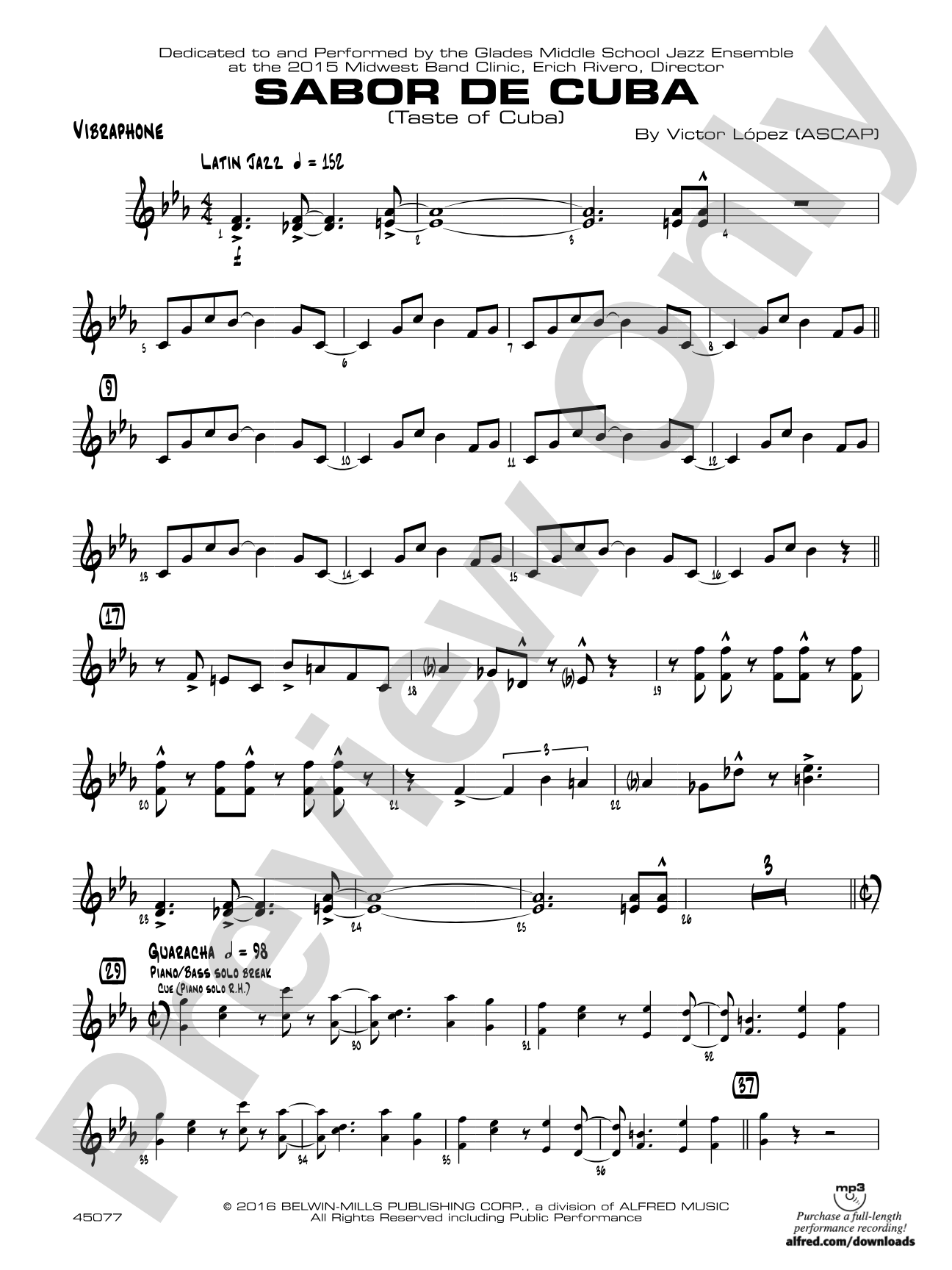 Sabor de Cuba: Vibraphone