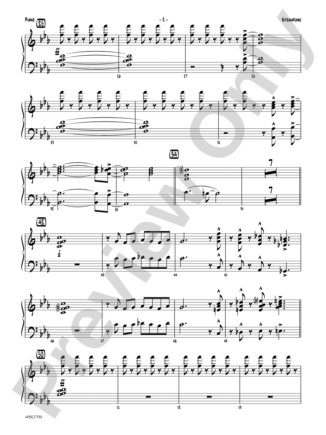 Steampunk: Piano Accompaniment