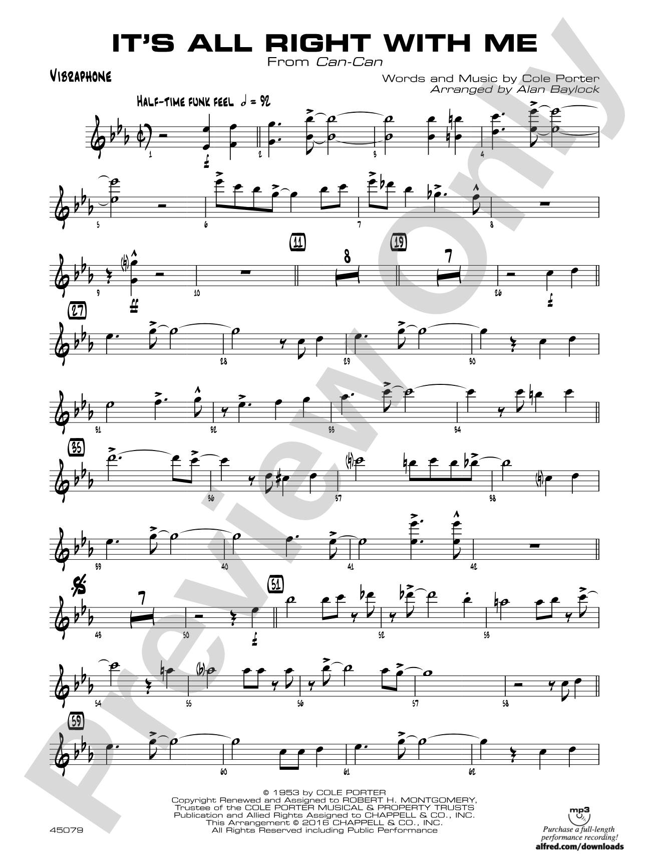 It's All Right with Me: Vibraphone