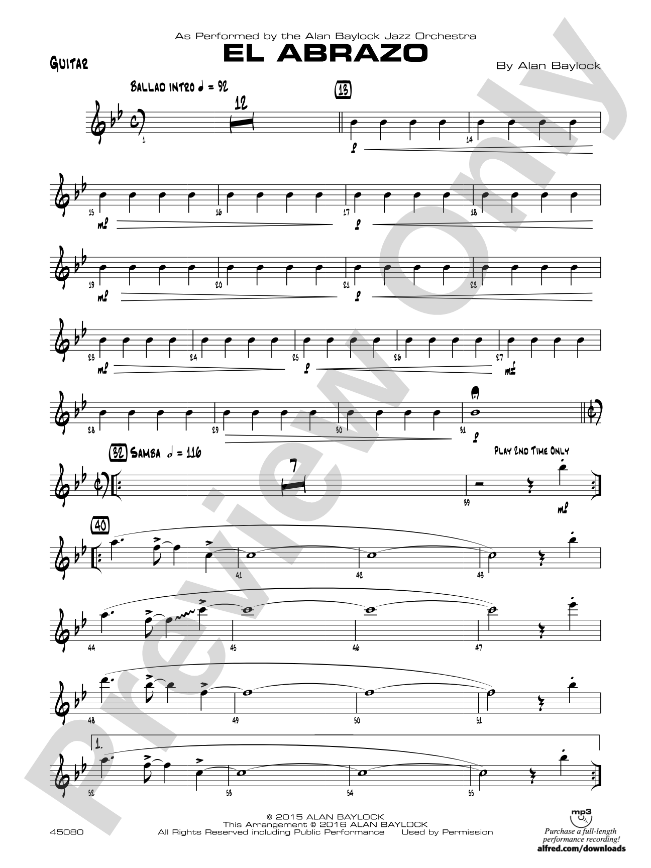 El Abrazo: Guitar
