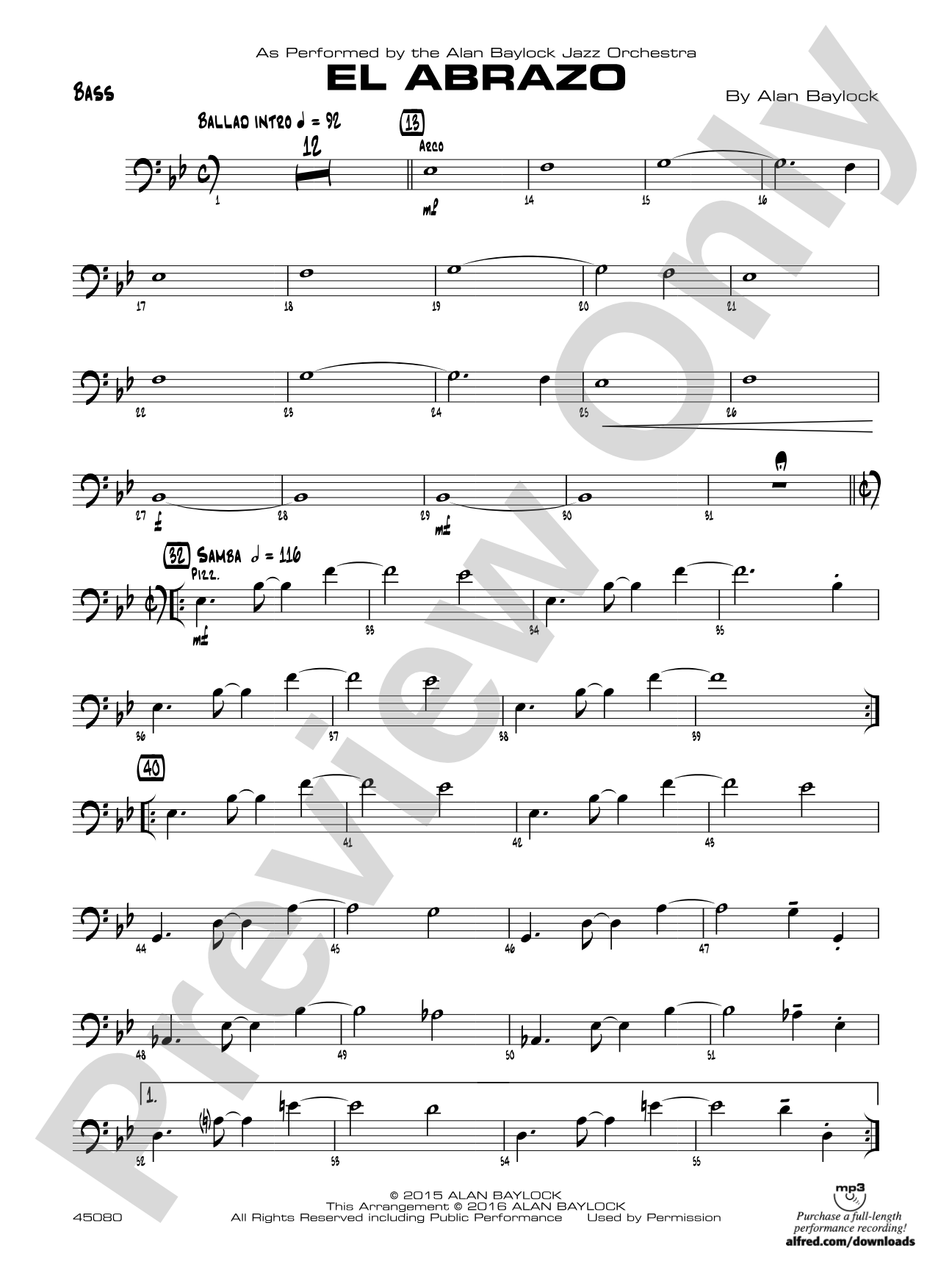 El Abrazo: String Bass