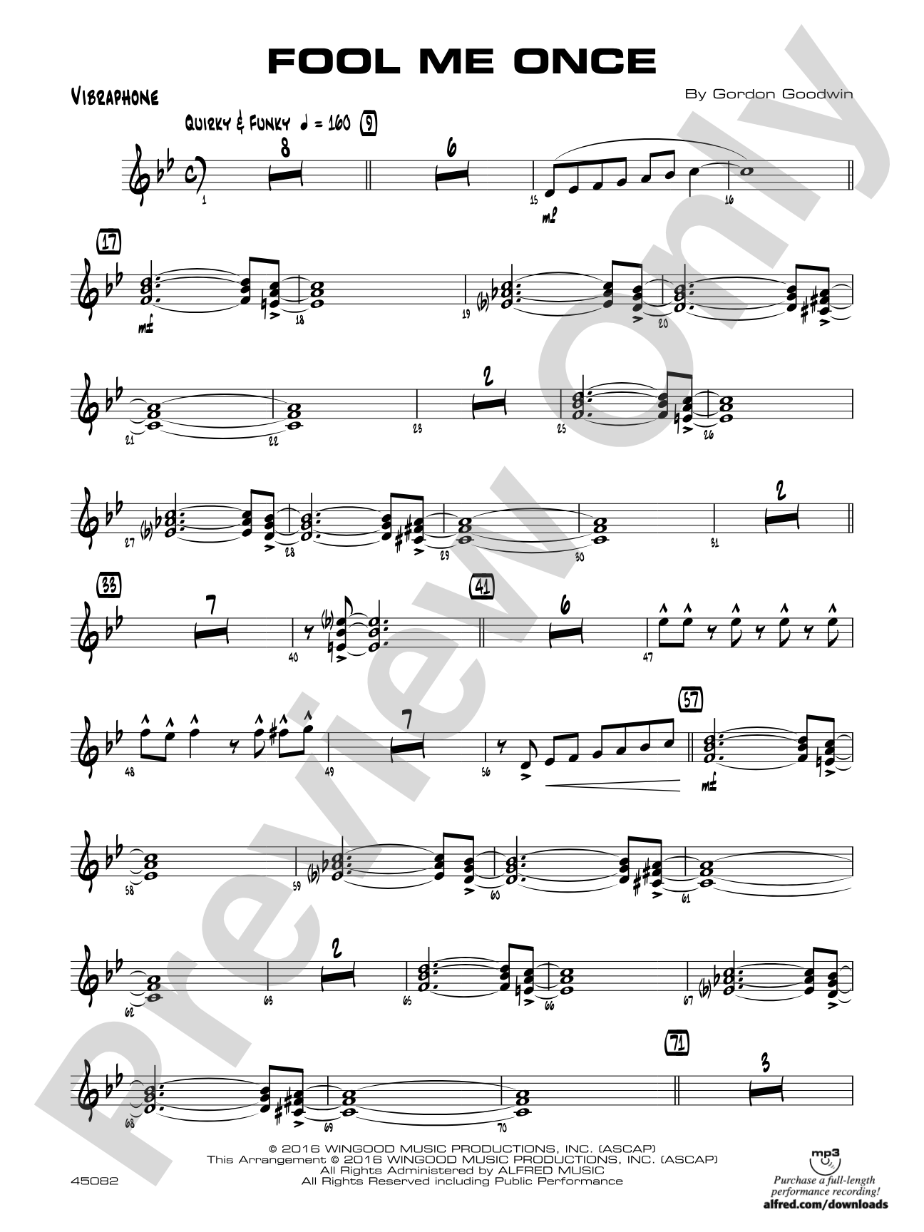 Fool Me Once: Vibraphone