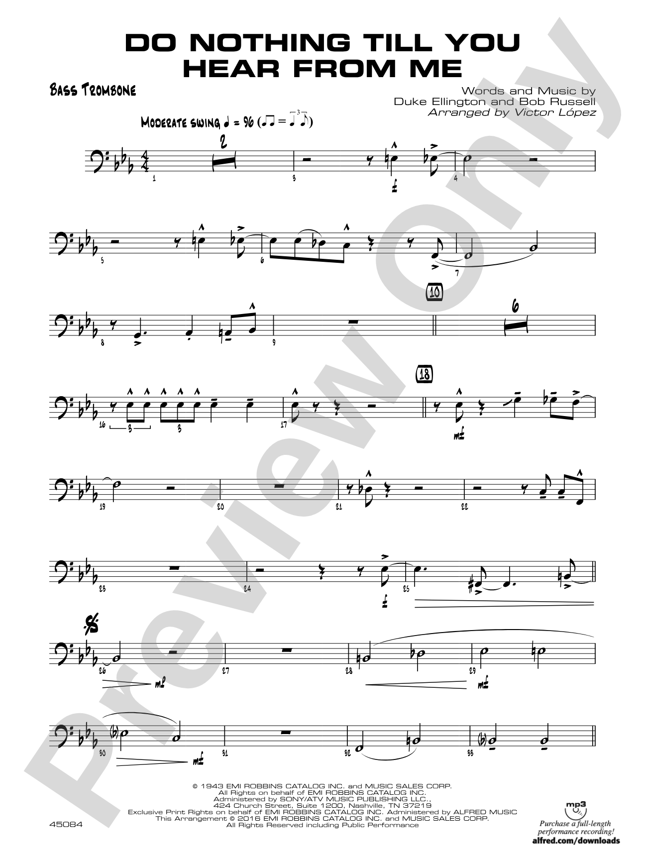 Do Nothing Till You Hear from Me: Bass Trombone