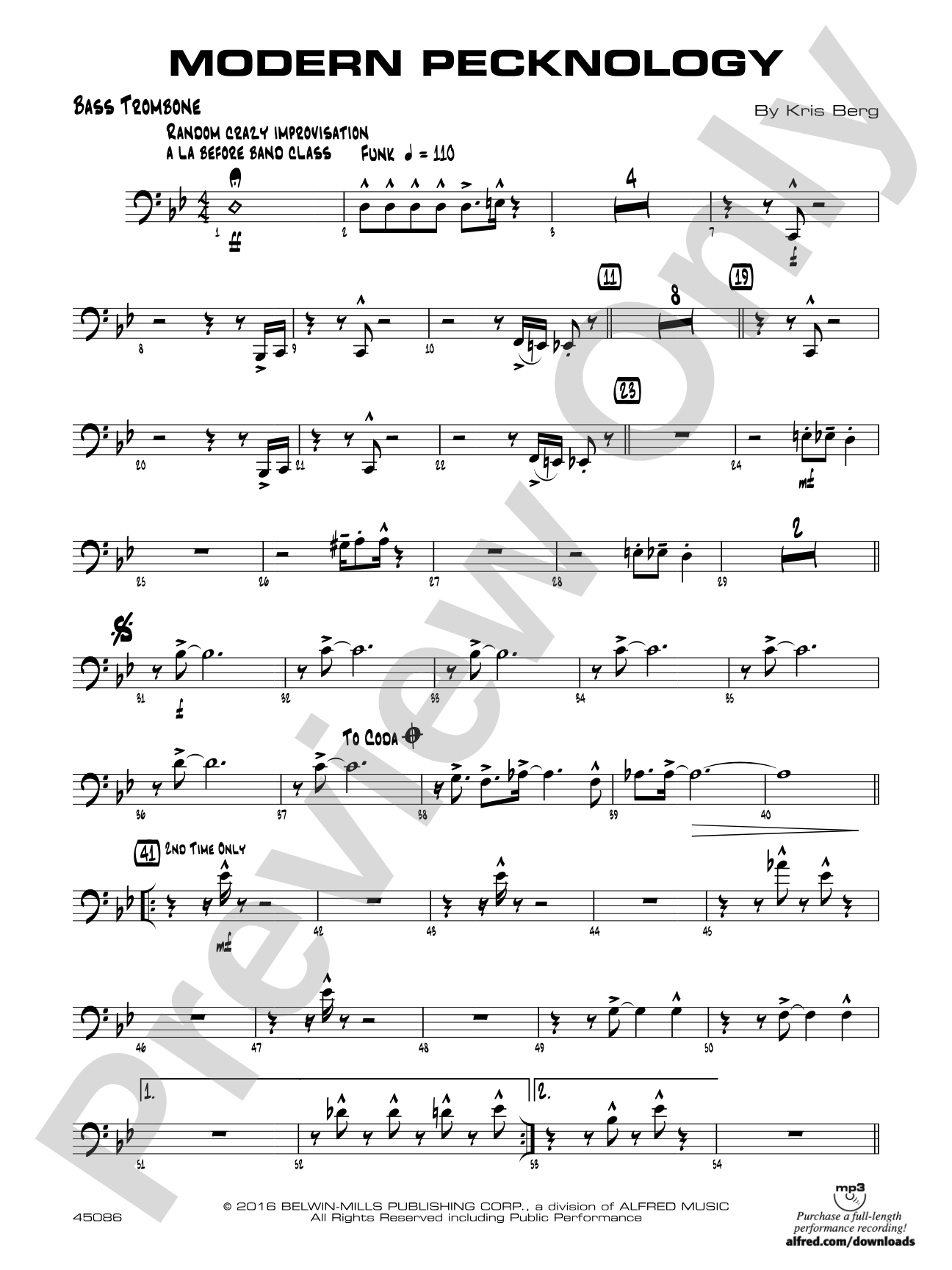 Modern Pecknology: Bass Trombone