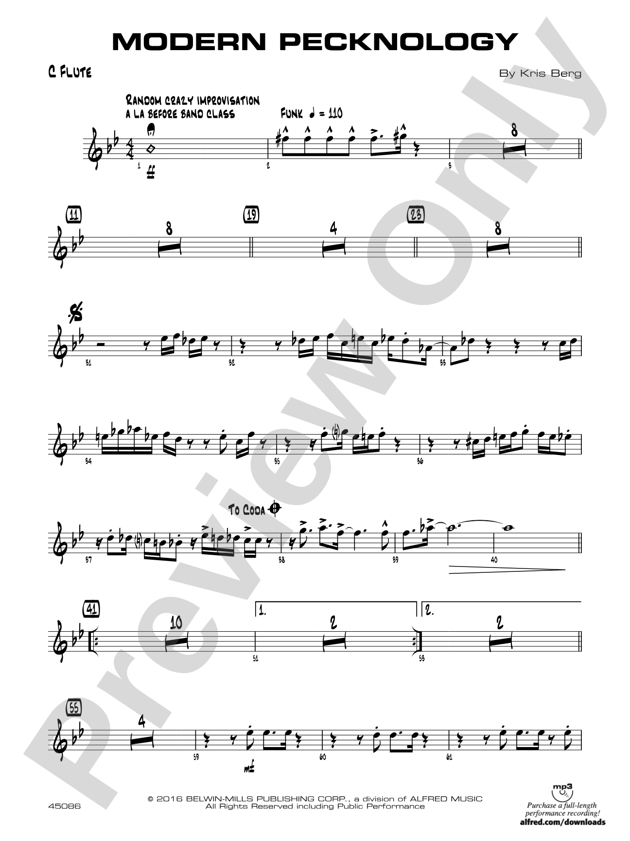 Modern Pecknology: Flute