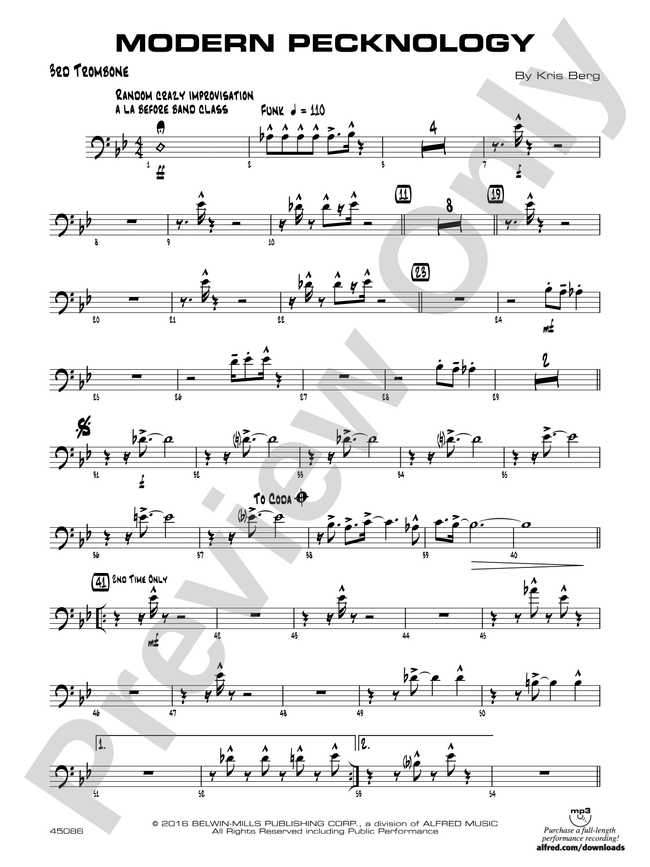 Modern Pecknology: 3rd Trombone