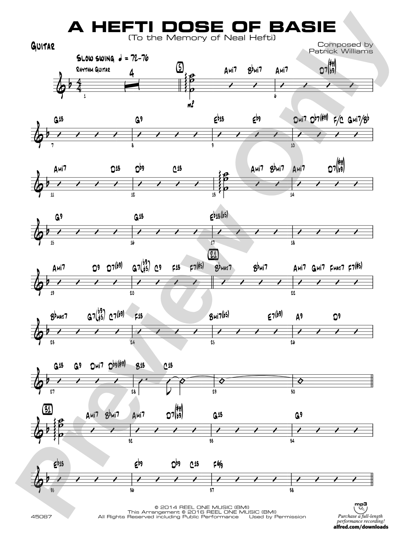 A Hefti Dose of Basie: Guitar