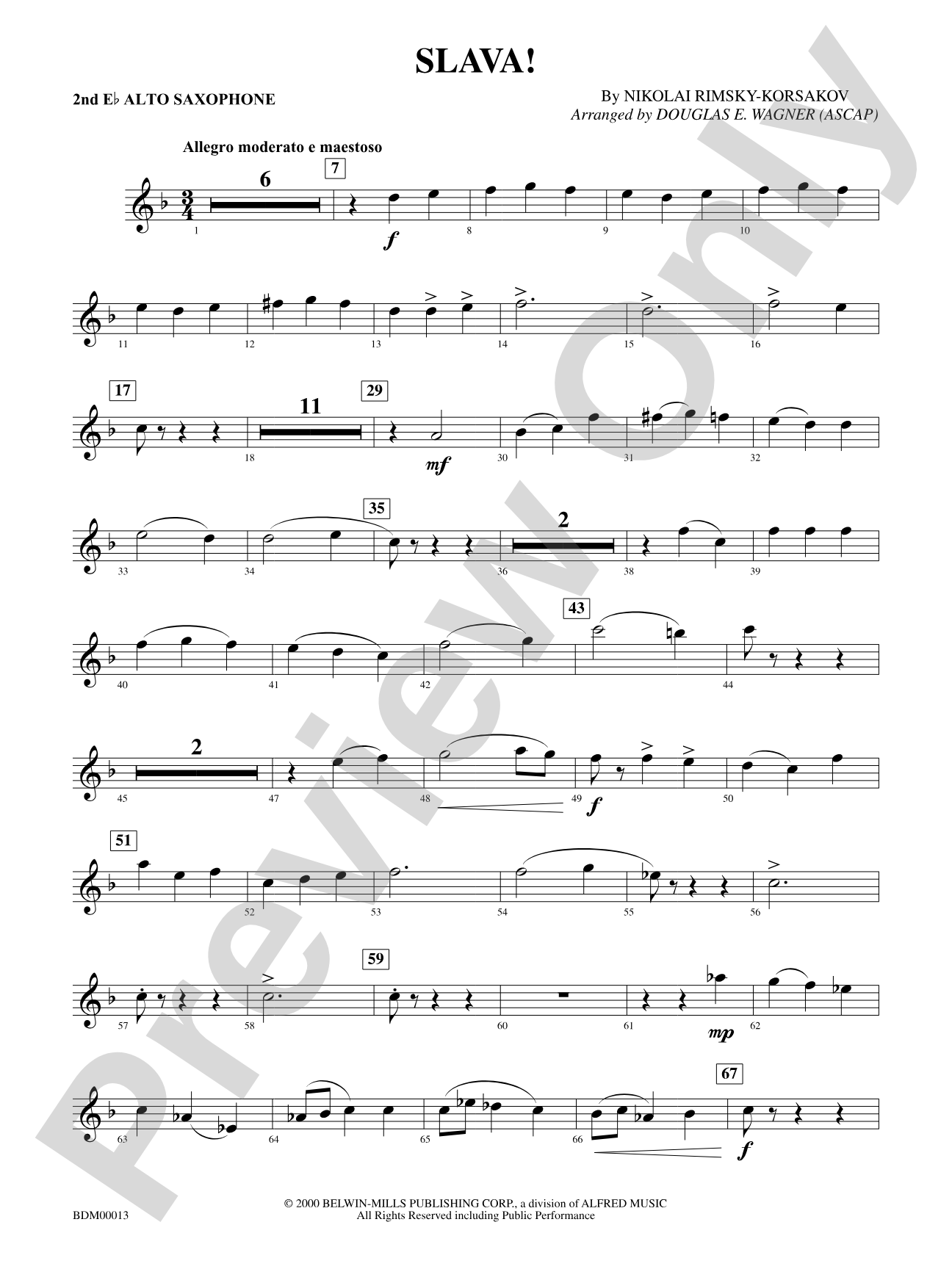 Slava: 2nd E-flat Alto Saxophone