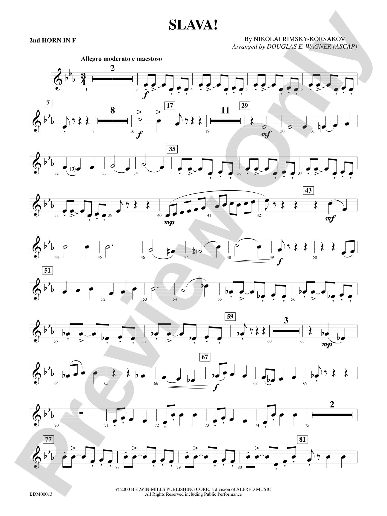 Slava: 2nd F Horn