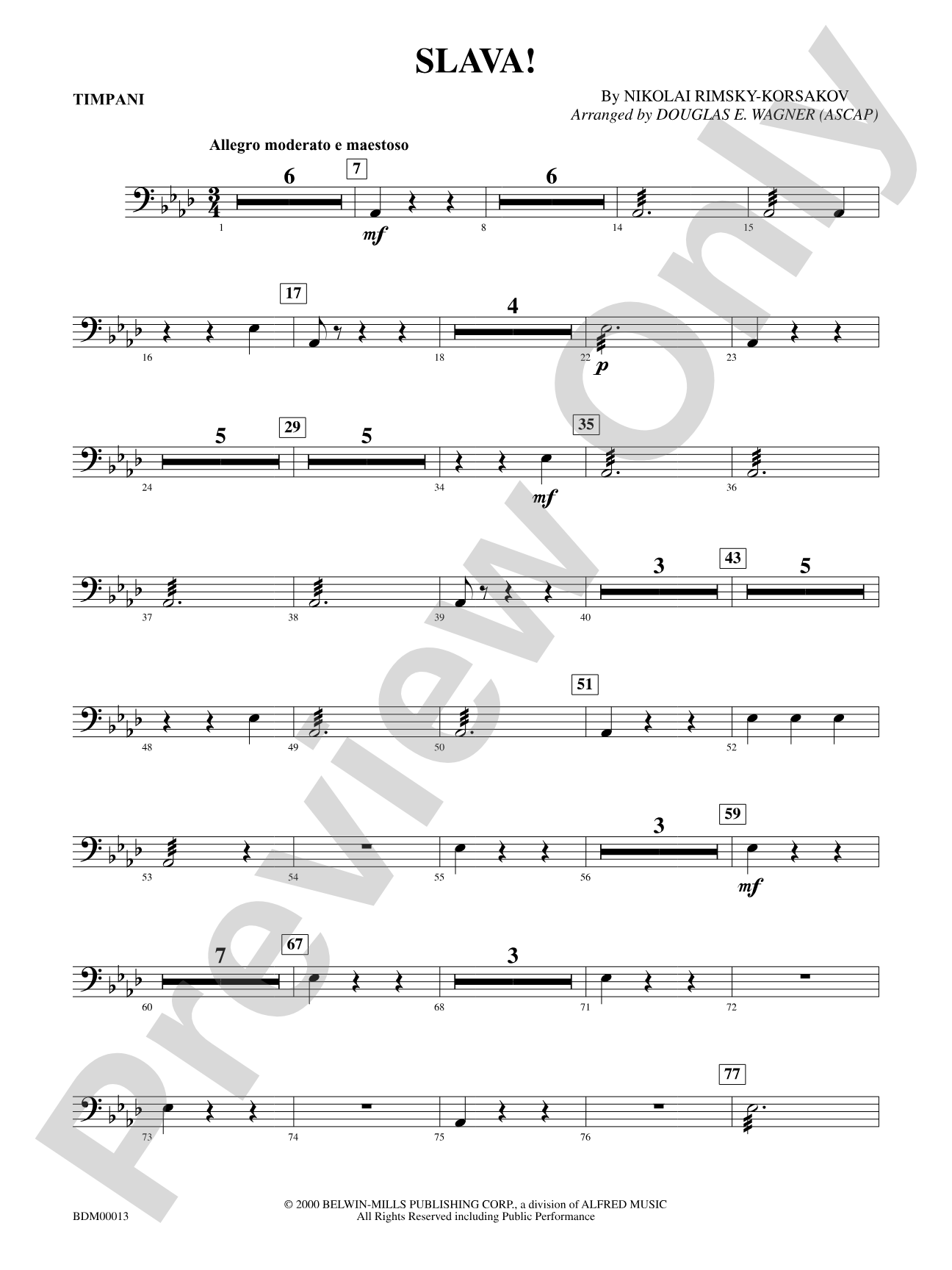 Slava: Timpani