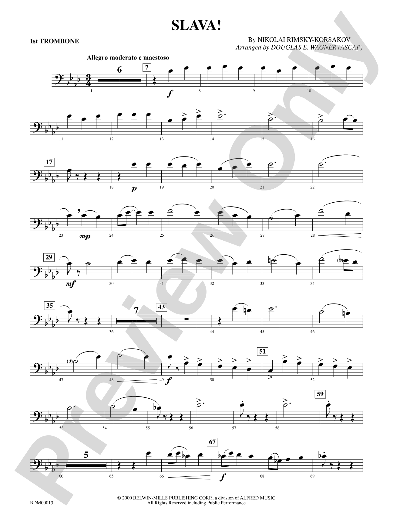 Slava: 1st Trombone