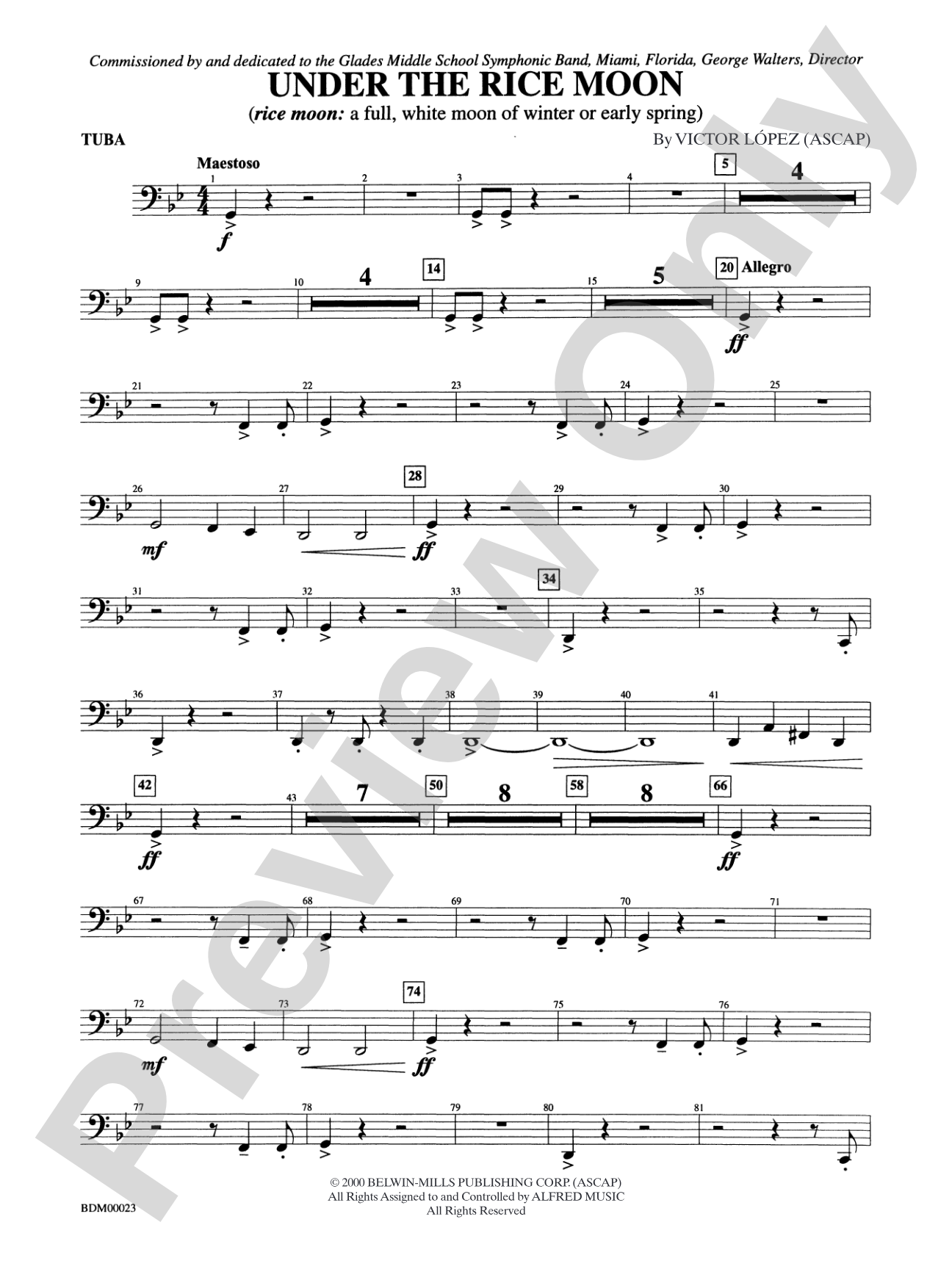 Under the Rice Moon: Tuba