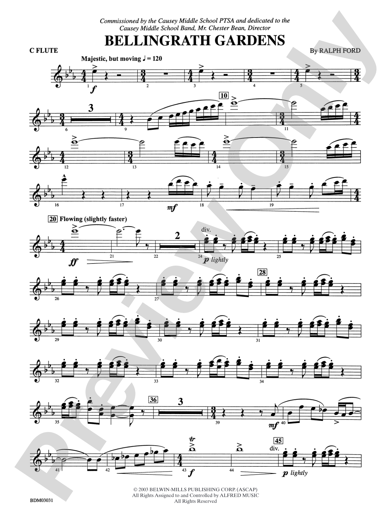 Bellingrath Gardens: Flute