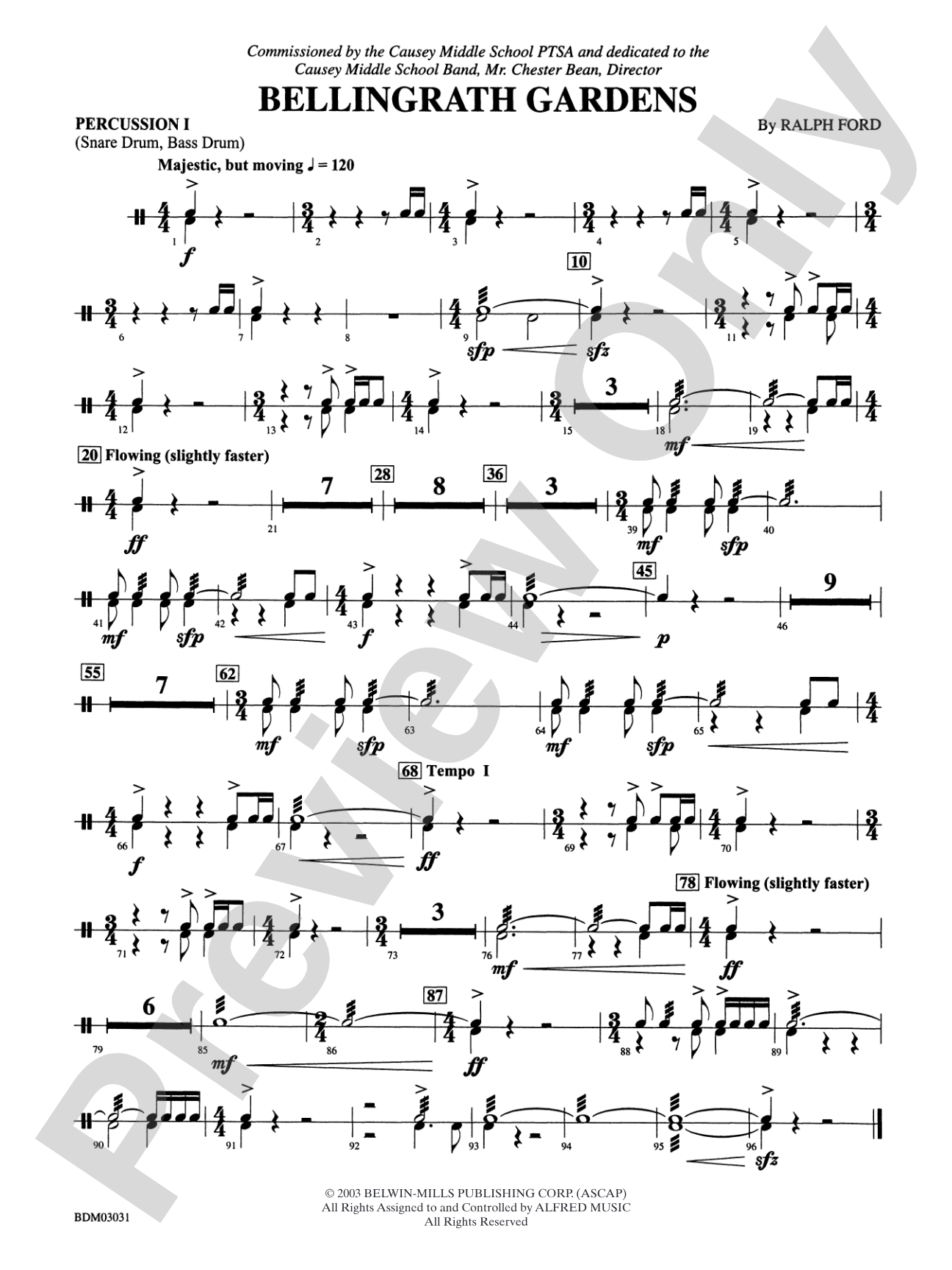 Bellingrath Gardens: 1st Percussion