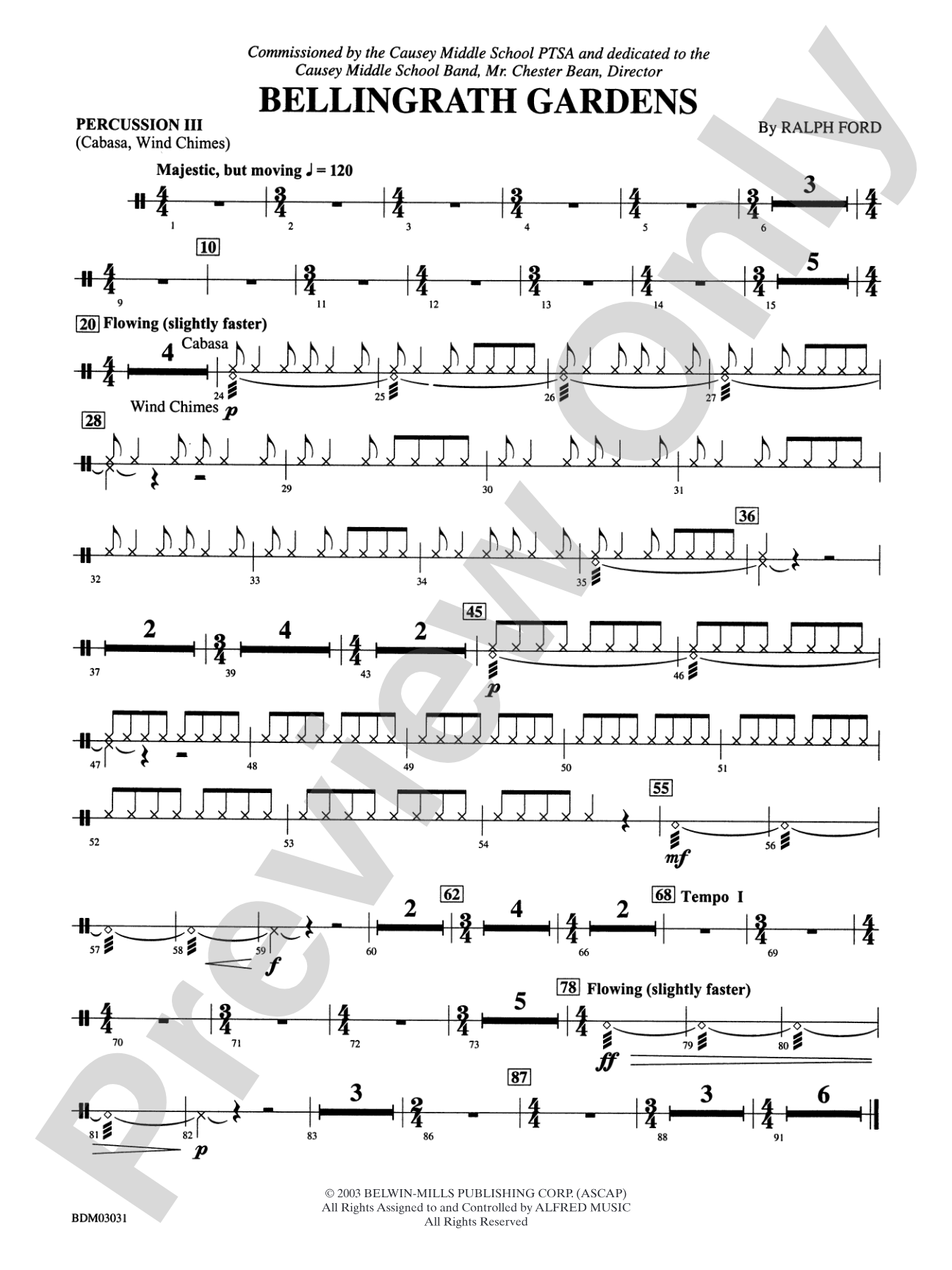 Bellingrath Gardens: 3rd Percussion