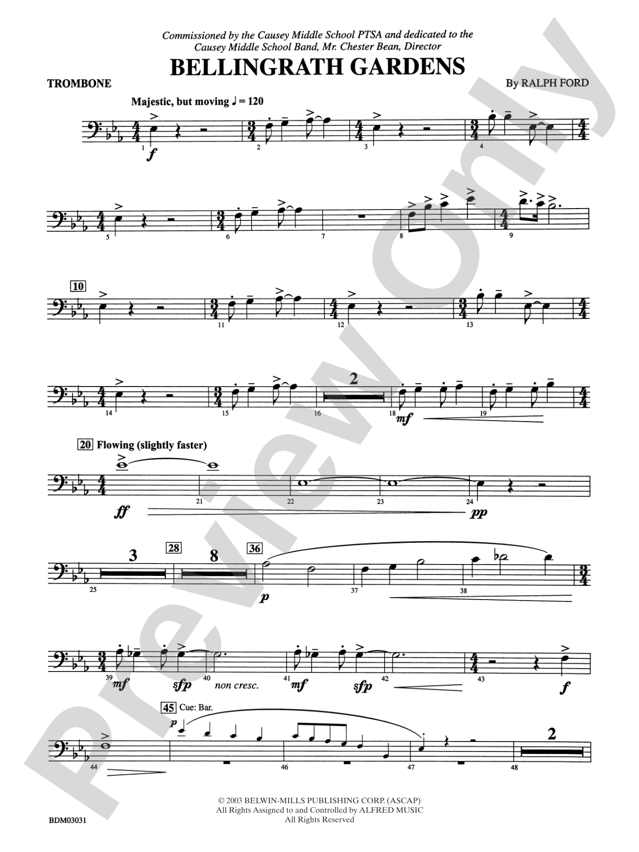 Bellingrath Gardens: 1st Trombone